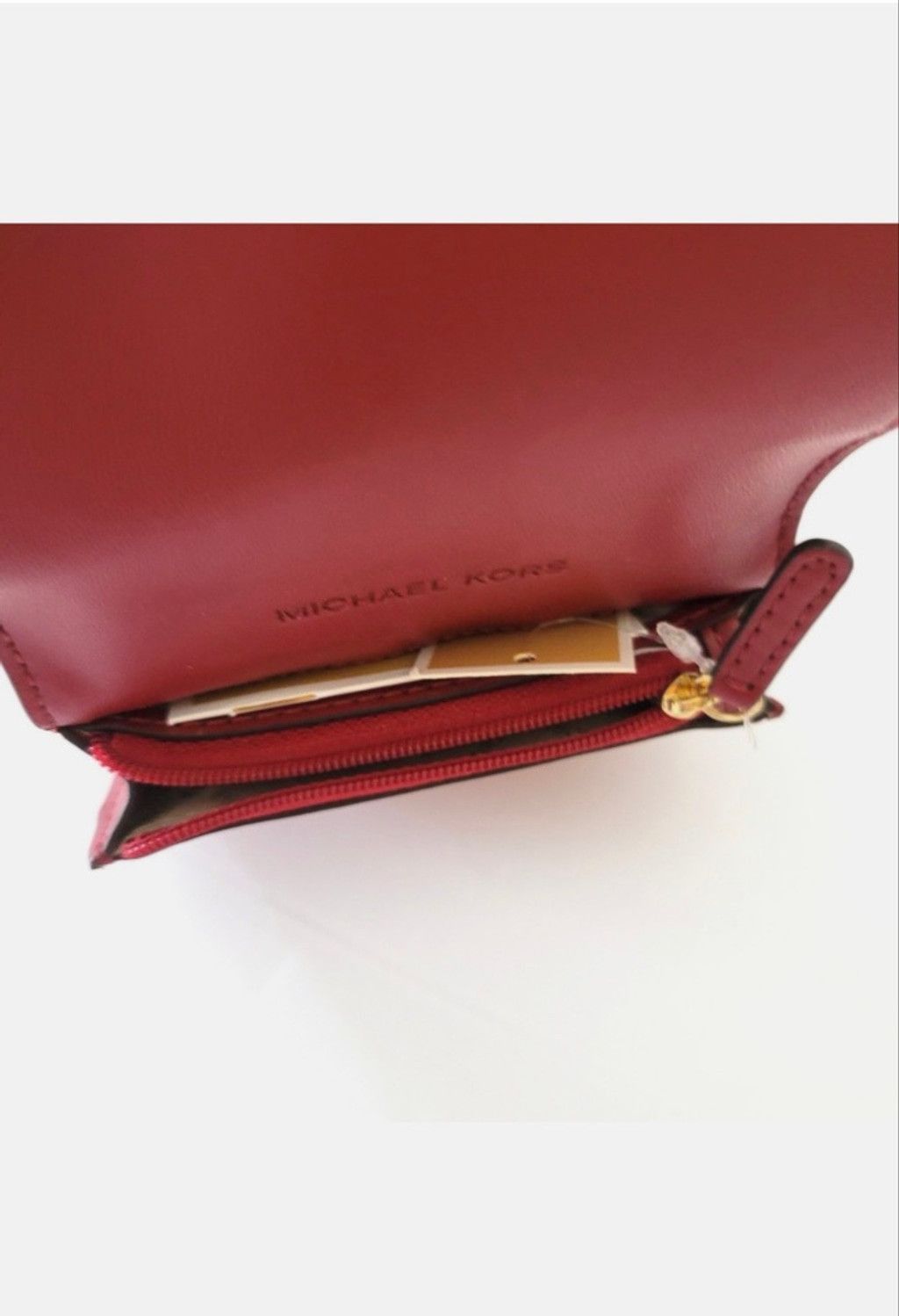 Michael Kors Women's Michael Kors Wallet One Size Red Gold Size ONE SIZE - 7 Thumbnail