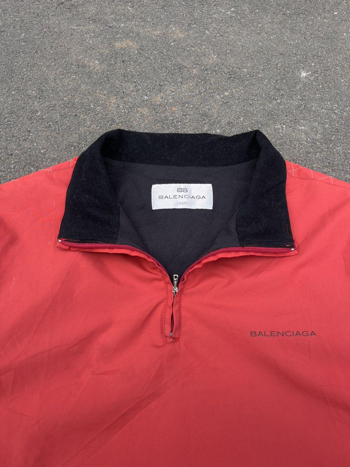 Balenciaga Balenciaga Paris Halfzip Jacket Size US L / EU 52-54 / 3 - 6 Thumbnail