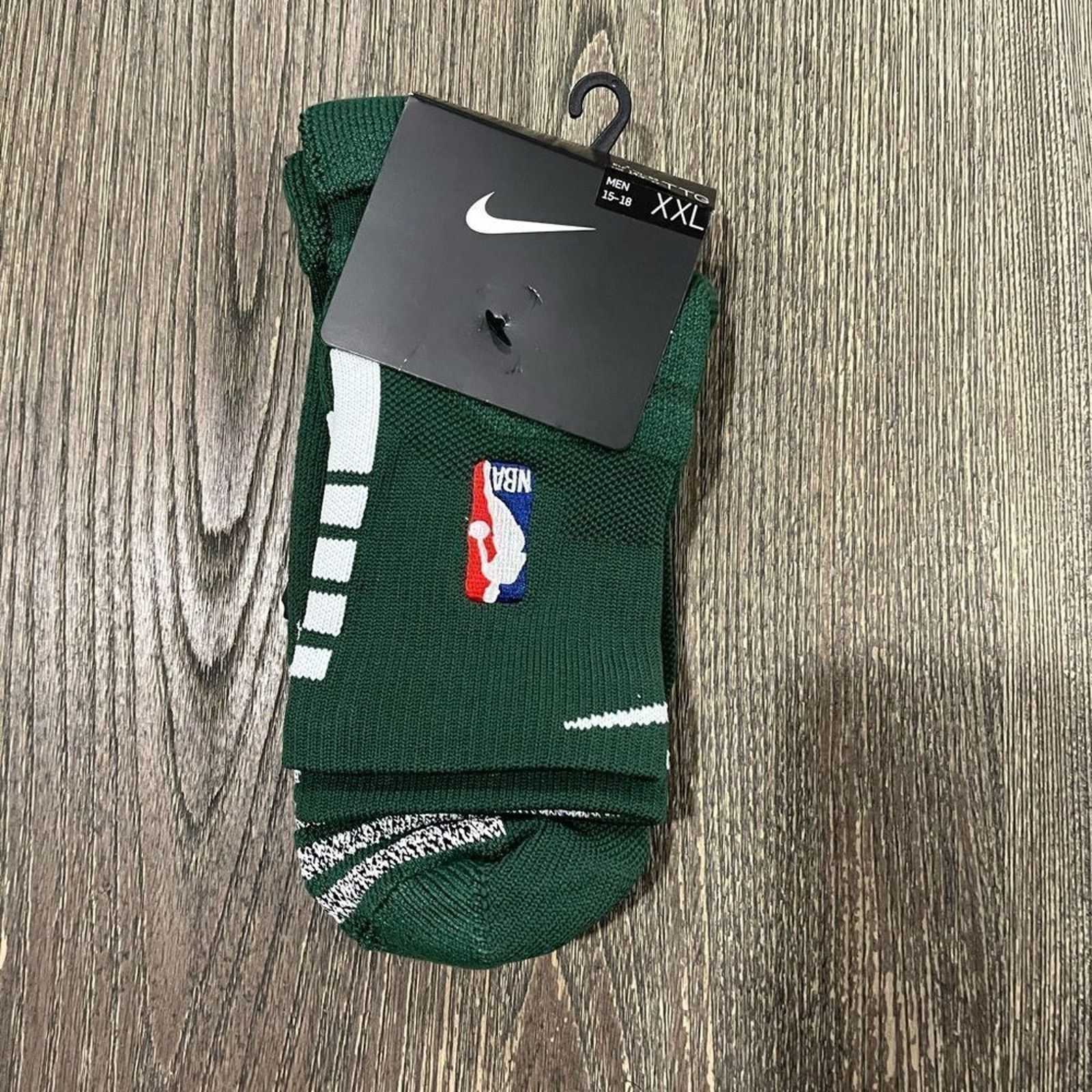 Nike NWT Nike Swoosh Mens NBA Authentic Team Issued Socks 2XL Size ONE SIZE - 1 Thumbnail