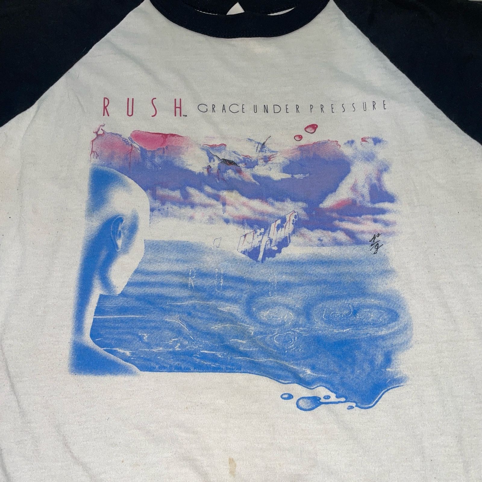 Other Rush Vintage 1984 Grace Under Pressure Raglan Baseball Style Size US S / EU 44-46 / 1 - 6 Thumbnail