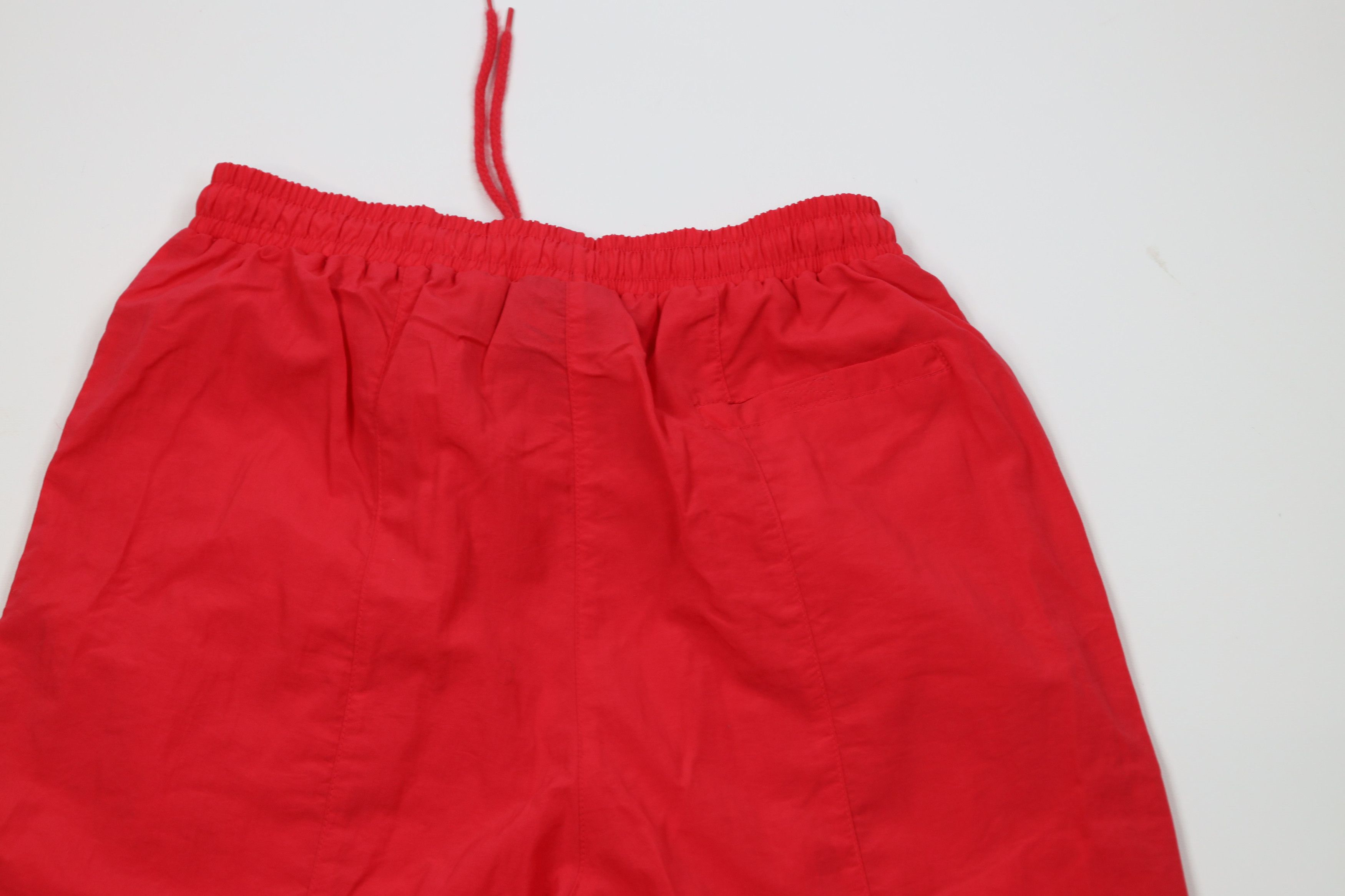 Vintage Vintage 90s Streetwear Blank Windbreaker Joggers Pants Red Size US 34 / EU 50 - 11 Thumbnail
