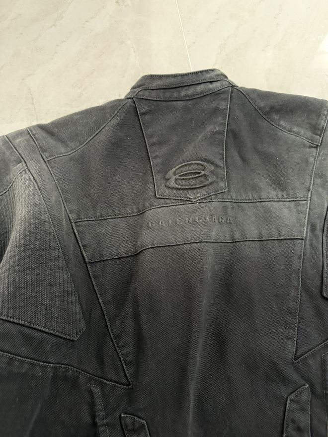 Balenciaga Denim Unity Racer Jacket Runway Size US S / EU 44-46 / 1 - 5 Thumbnail