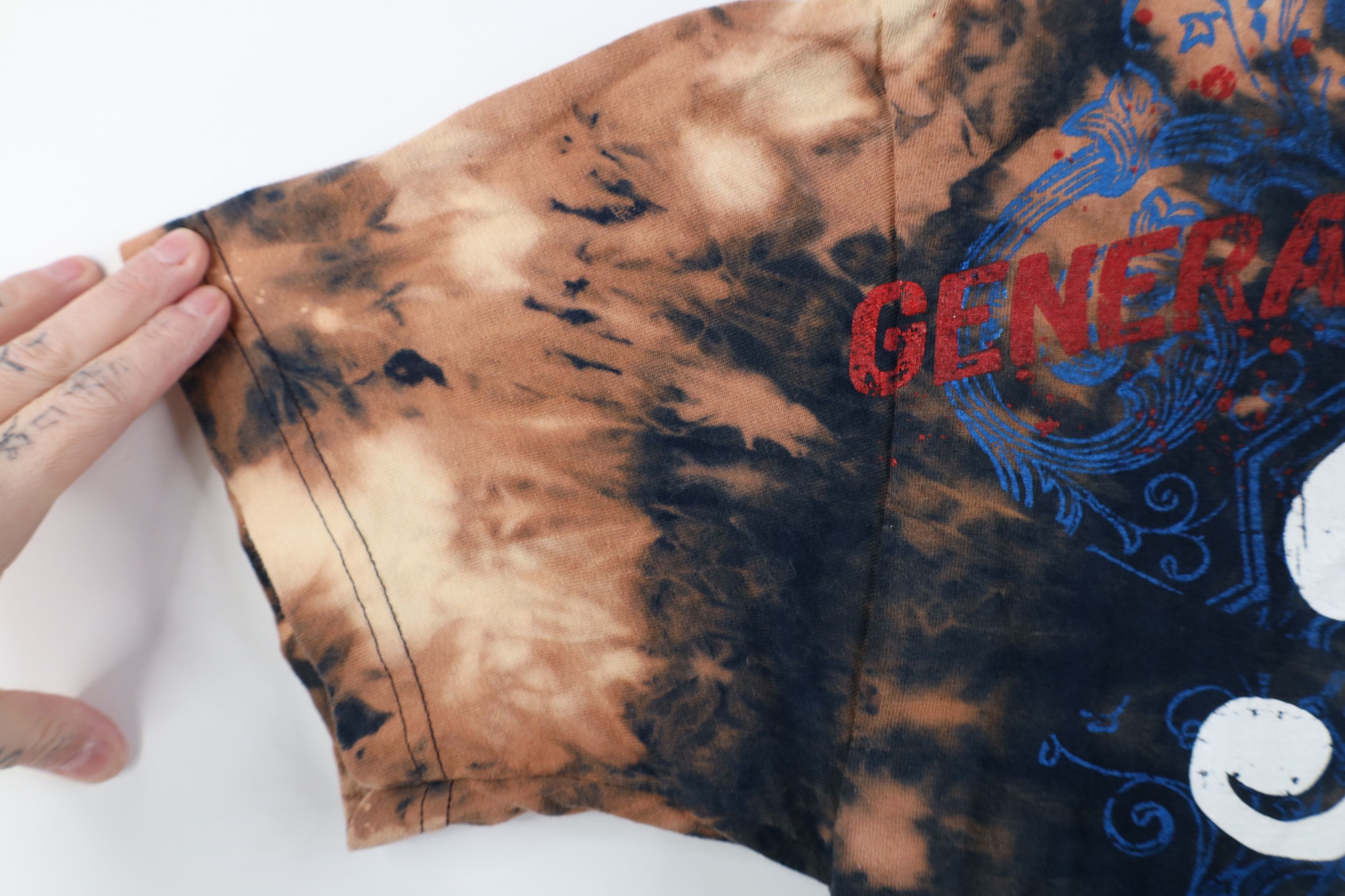 Vintage Vintage Y2K Pepsi Co Acid Wash Spell Out Tribal T-Shirt Size US M / EU 48-50 / 2 - 5 Thumbnail