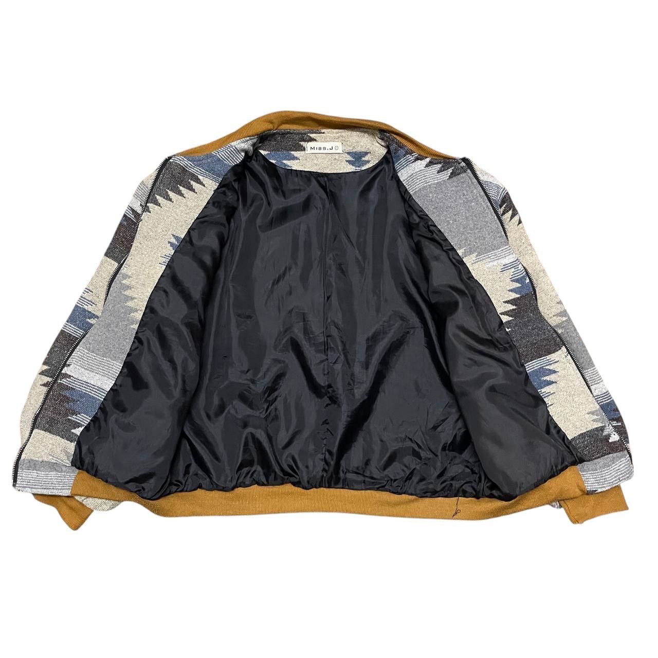 Japanese Brand Vintage Miss J Navajo Bomber Jacket Size M / US 6-8 / IT 42-44 - 5 Thumbnail
