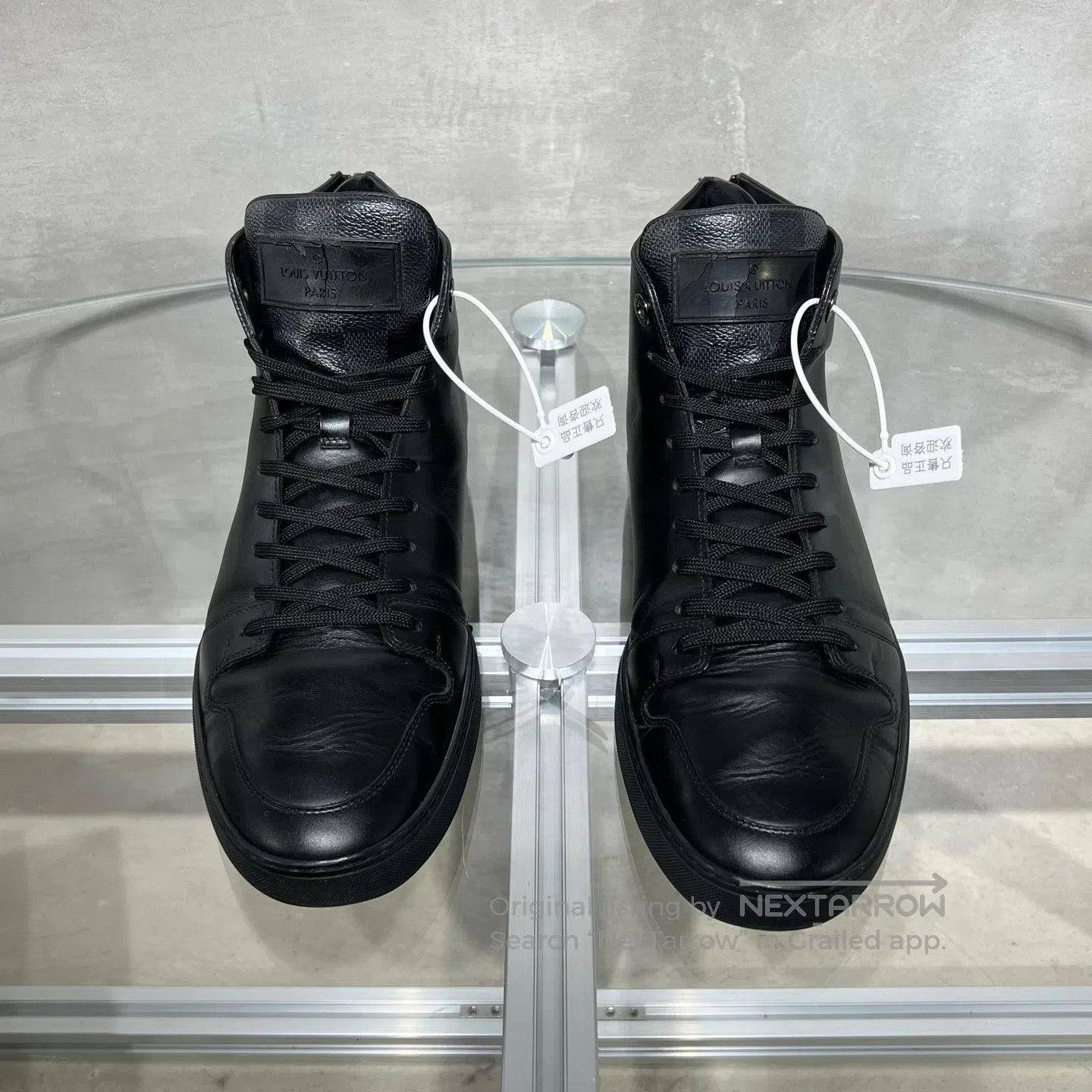Louis Vuitton Louis Vuitton High-top checkered board shoes Size US 8.5 / EU 41-42 - 2 Thumbnail