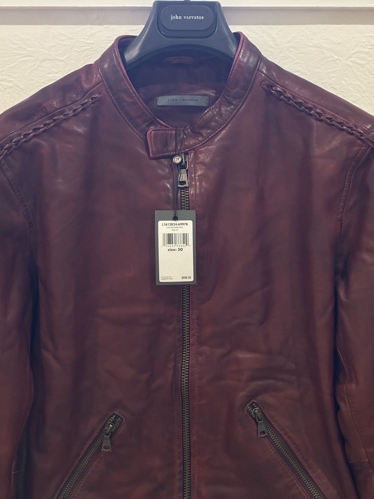 John Varvatos Reynolds racer jacket Size EU 50 USA 40 Size US M / EU 48-50 / 2 - 17 Thumbnail
