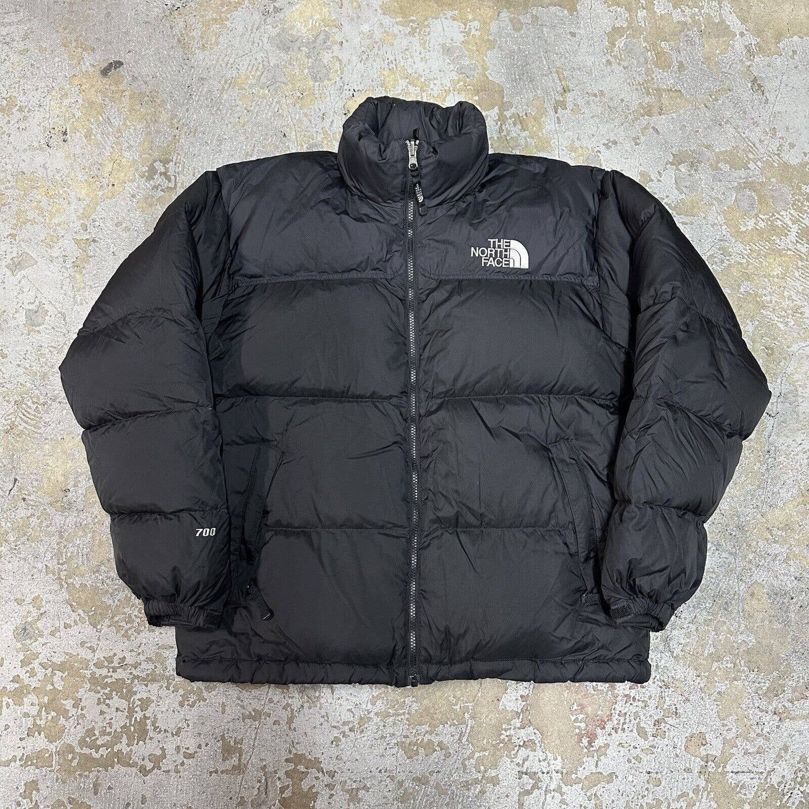The North Face Black Nuptse 700 Goose Down Puffer Jacket