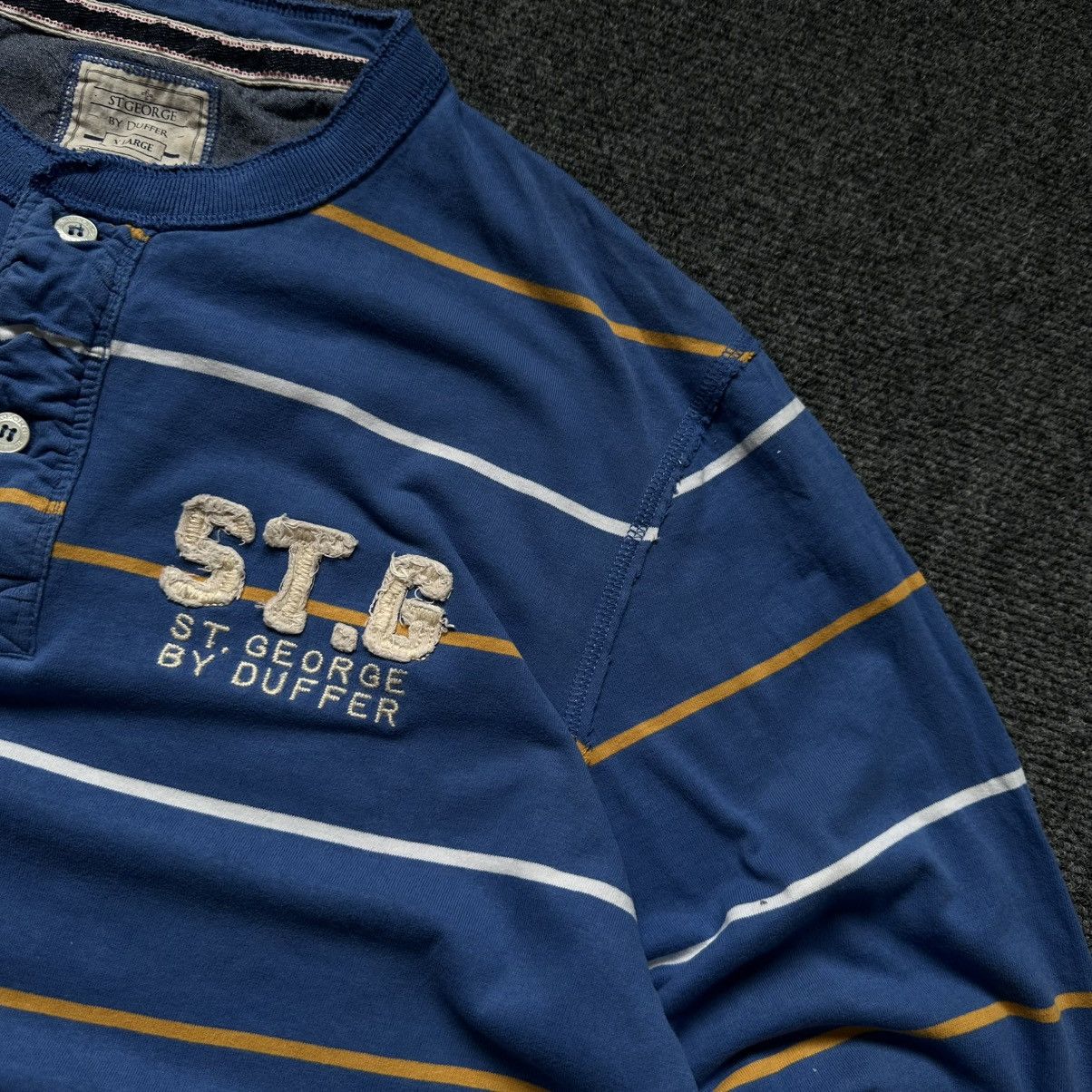 Grundens VTG Mans Stripped Long-sleeve T-shirts St.George Size XL 00s Size US XL / EU 56 / 4 - 8 Thumbnail