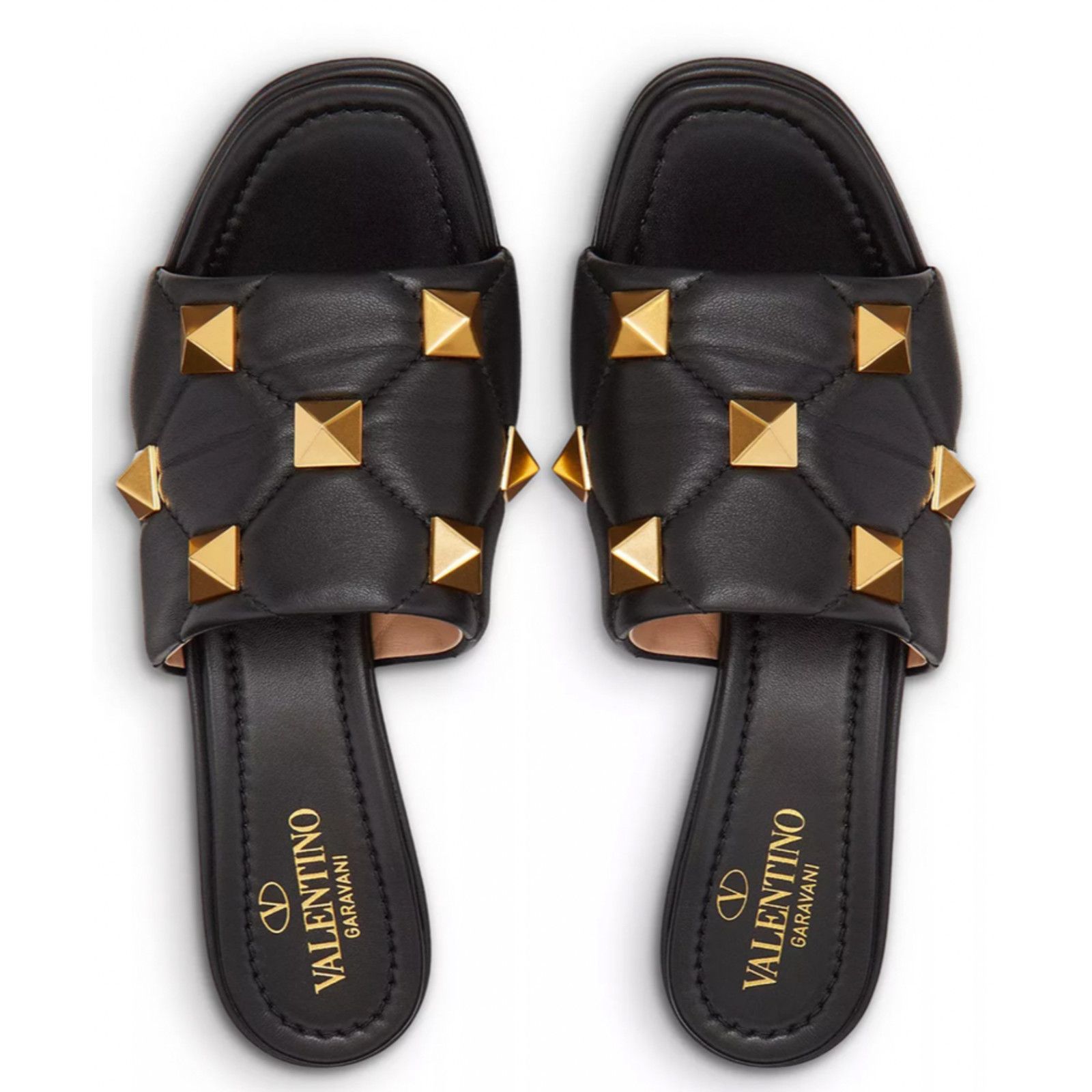 Valentino Rockstud 65 Roman Stud Backless Mule Slide Heel Sandal 39 Size US 9 / IT 39 - 7 Thumbnail