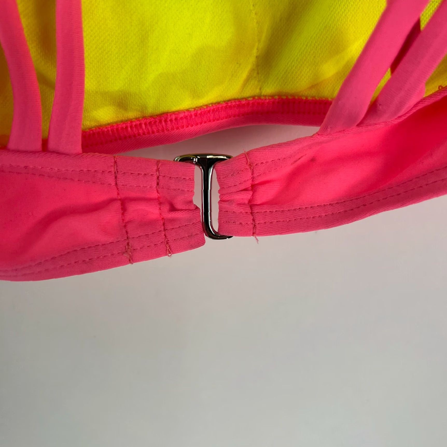 Pinko VINTAGE Mudd Womens Bikini Top Swimsuit Adjustable Halter Lined Pink Beach XL Size XL / US 12-14 / IT 48-50 - 4 Thumbnail