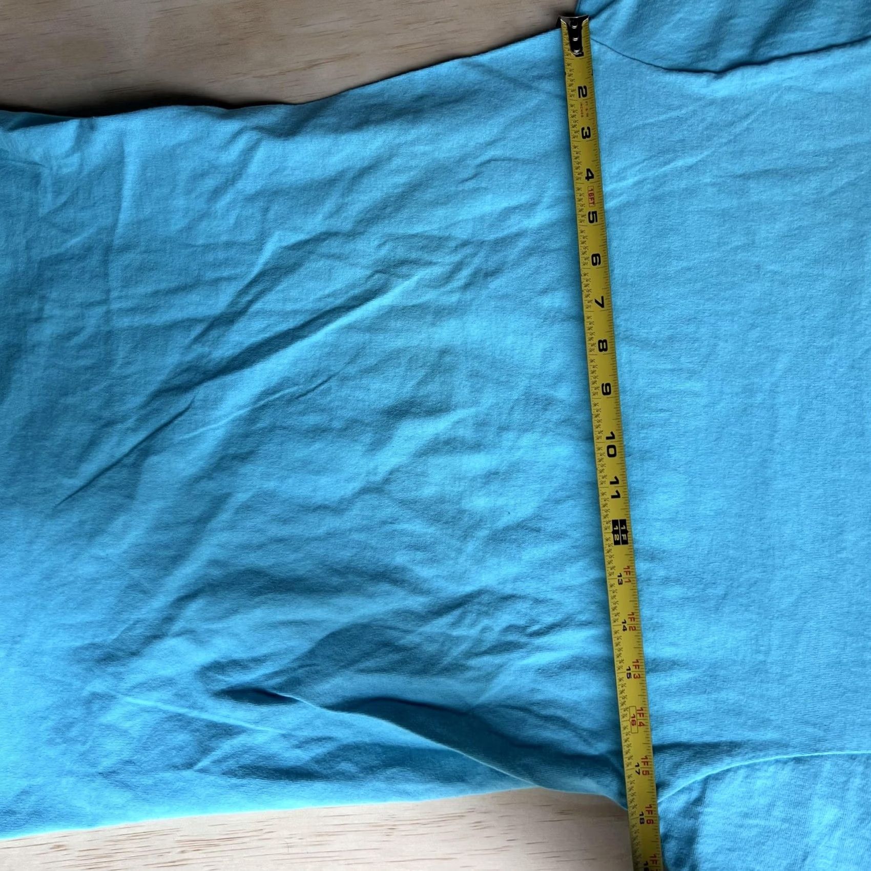 Fruit Of The Loom VINTAGE Fruit Of The Loom T-Shirt Mens Medium Myrtle Beach S. Carolina Graphic Print Crew Neck Short Sleeve USA Blue Turquoise Back Plain Front Size US M / EU 48-50 / 2 - 6 Thumbnail