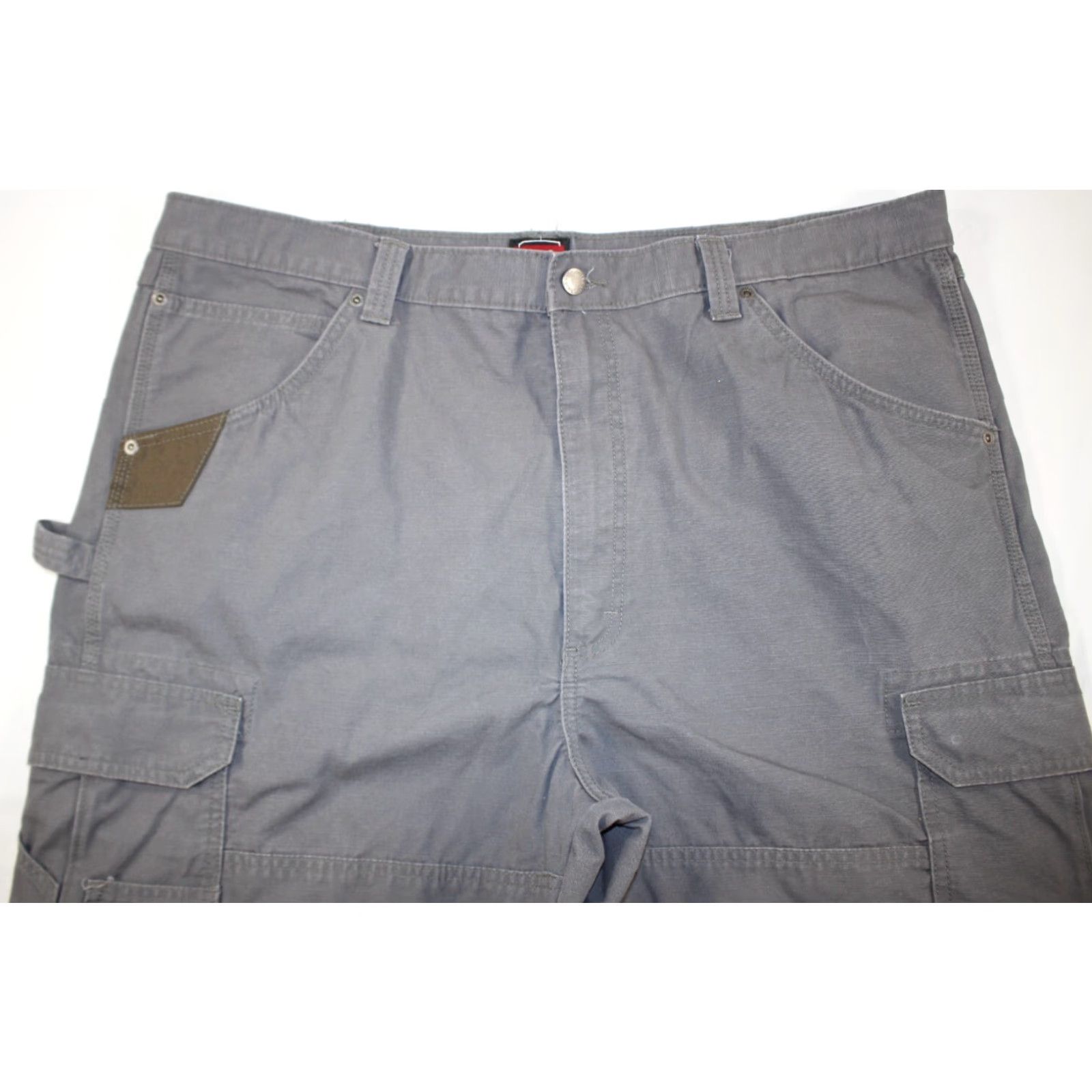 Wrangler Wrangler Workwear Ranger Double Knee Cargo Ripstop Pants Mens 42x32 Gray Size US 42 / EU 58 - 3 Thumbnail