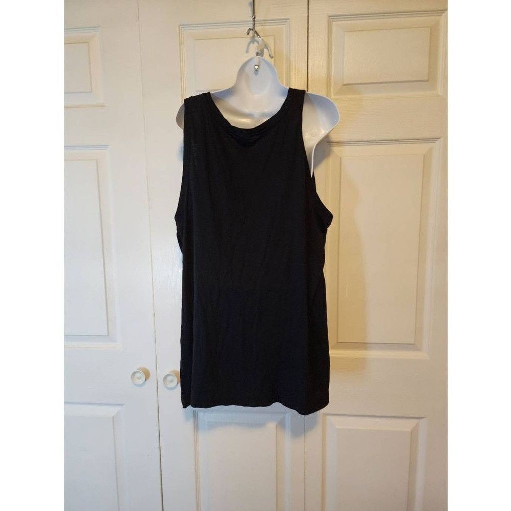Old Navy Old Navy Black Maternity Tank Top Size 3XL / US 20-22 - 3 Thumbnail