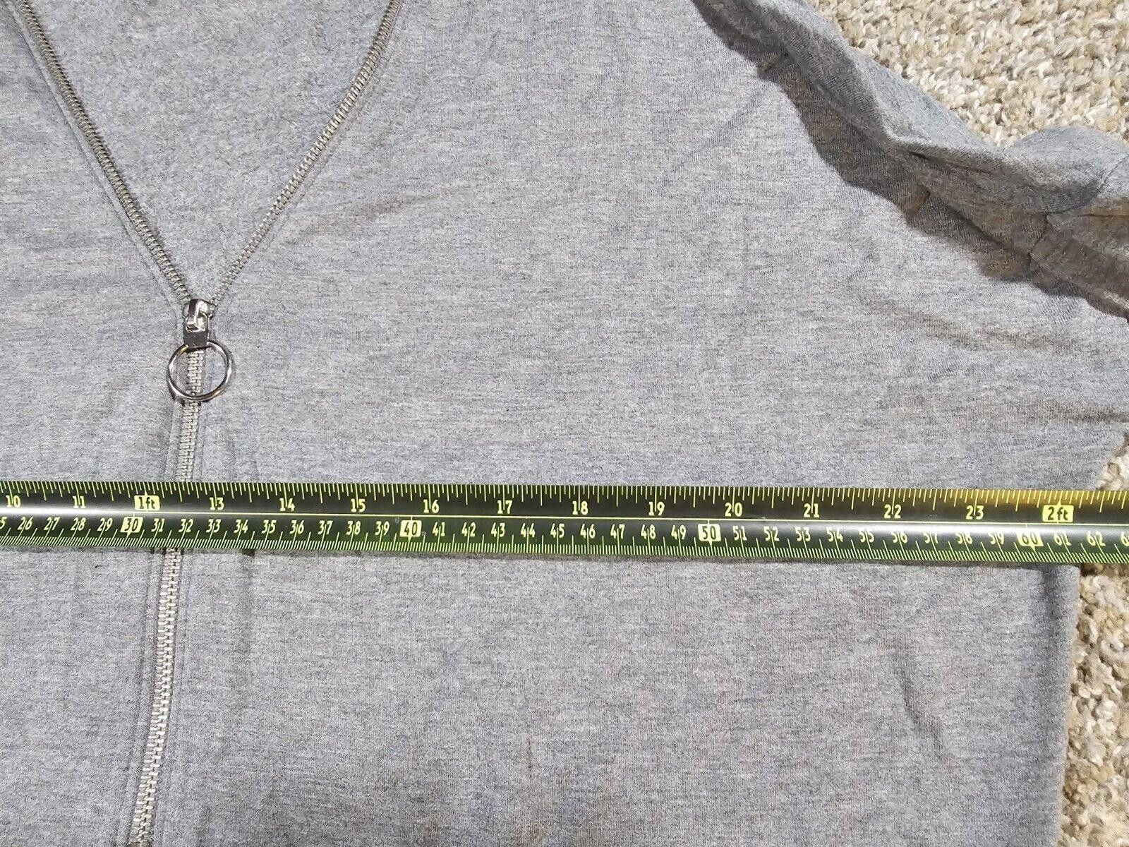 Express Express womens 3/4 sleeve gray pullover half zip sweater M Size M / US 6-8 / IT 42-44 - 5 Thumbnail
