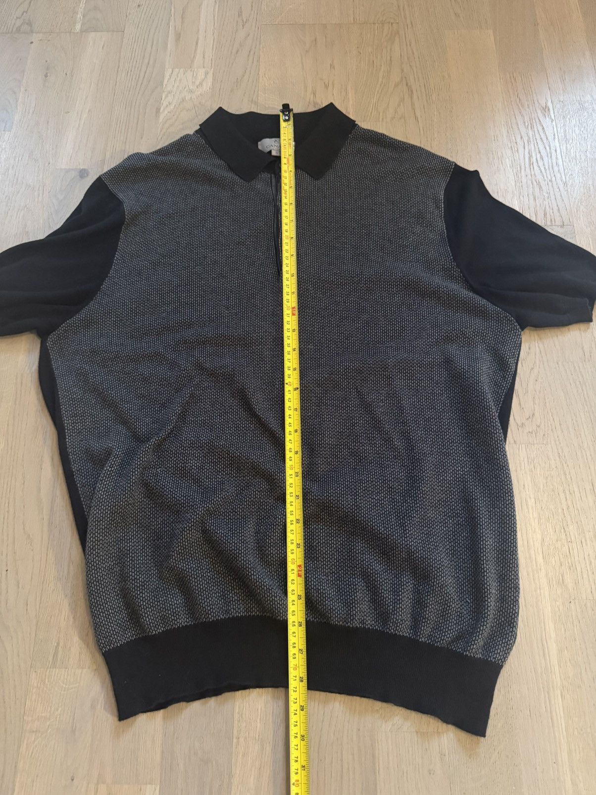 Canali CANALI men knit polo sizes Shown in photos by tape measure Size US L / EU 52-54 / 3 - 6 Thumbnail