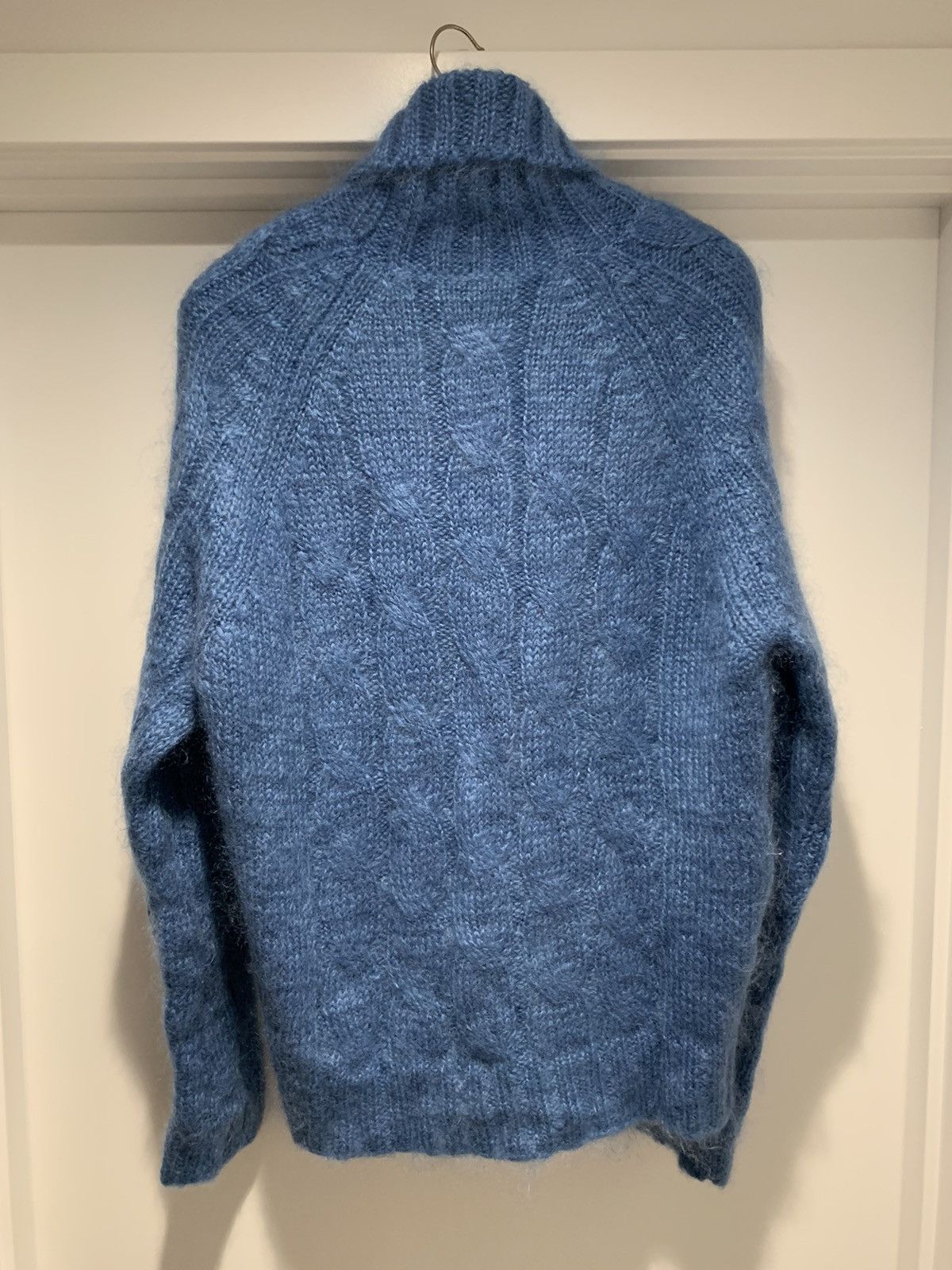 Gucci FW13 Runway Blue Mohair Turtleneck Sweater Size US L / EU 52-54 / 3 - 7 Thumbnail
