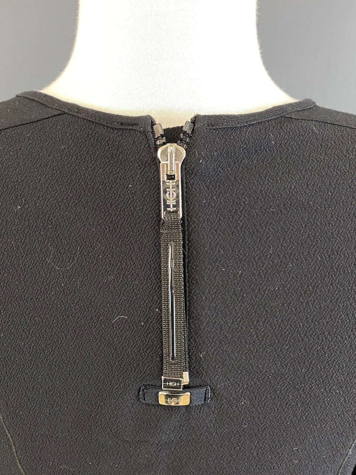 Errolson Hugh High Use by Claire Campbell Black Top Blouse Sz I 44 / USA 8 Size M / US 6-8 / IT 42-44 - 9 Thumbnail