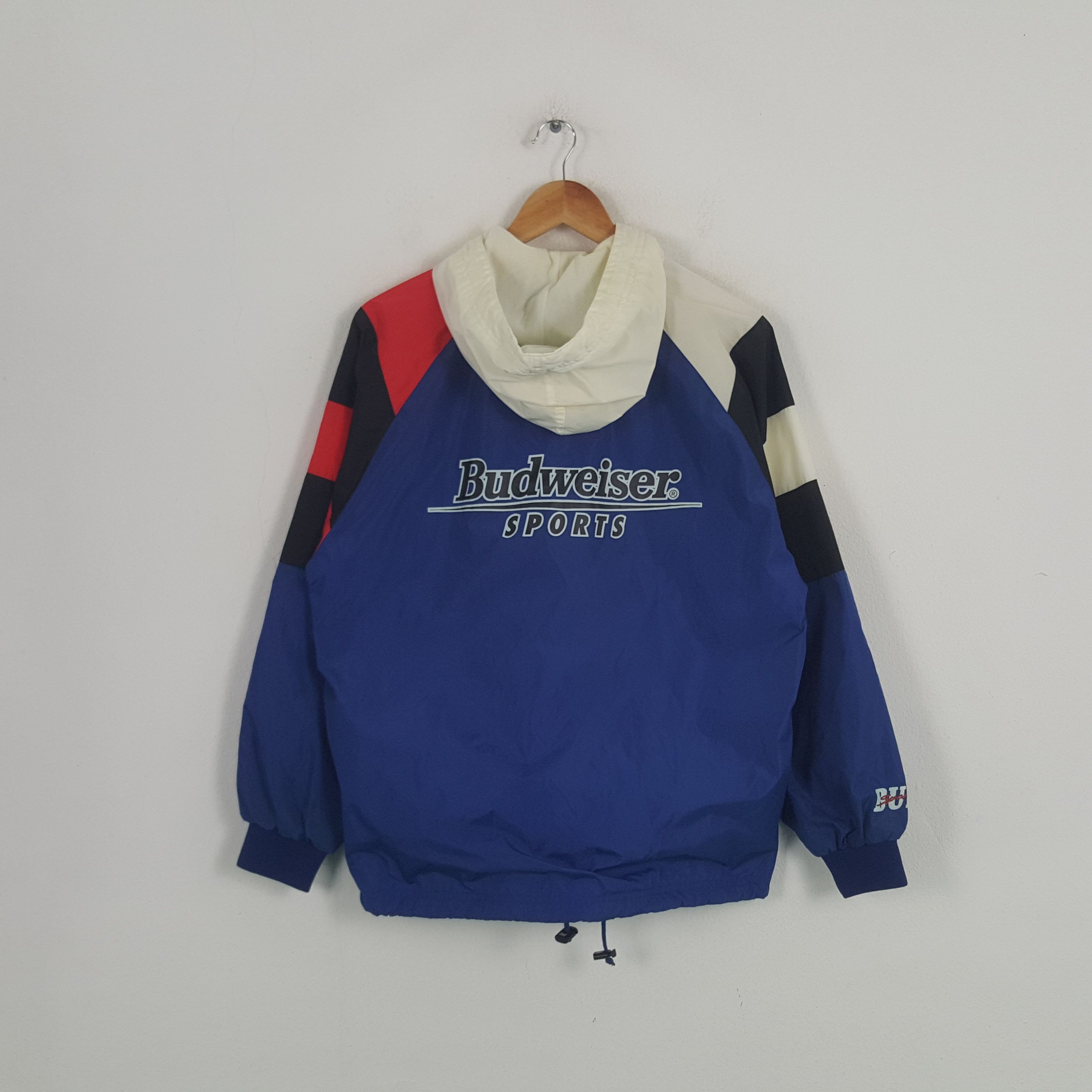 Budweiser × Vintage Vintage Budweiser Sportwear Racing Motorsports Hoodie Jacket Size US L / EU 52-54 / 3 - 1 Thumbnail