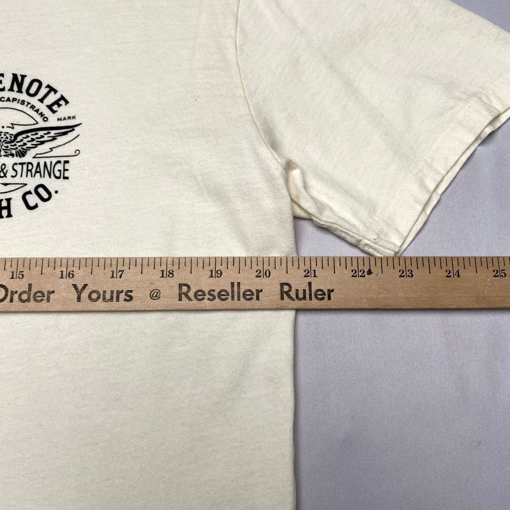 Vintage Standard & Strange Freenote Cloth Co Shirt Men's Large White Made in USA Short Sleeve Size US L / EU 52-54 / 3 - 6 Thumbnail