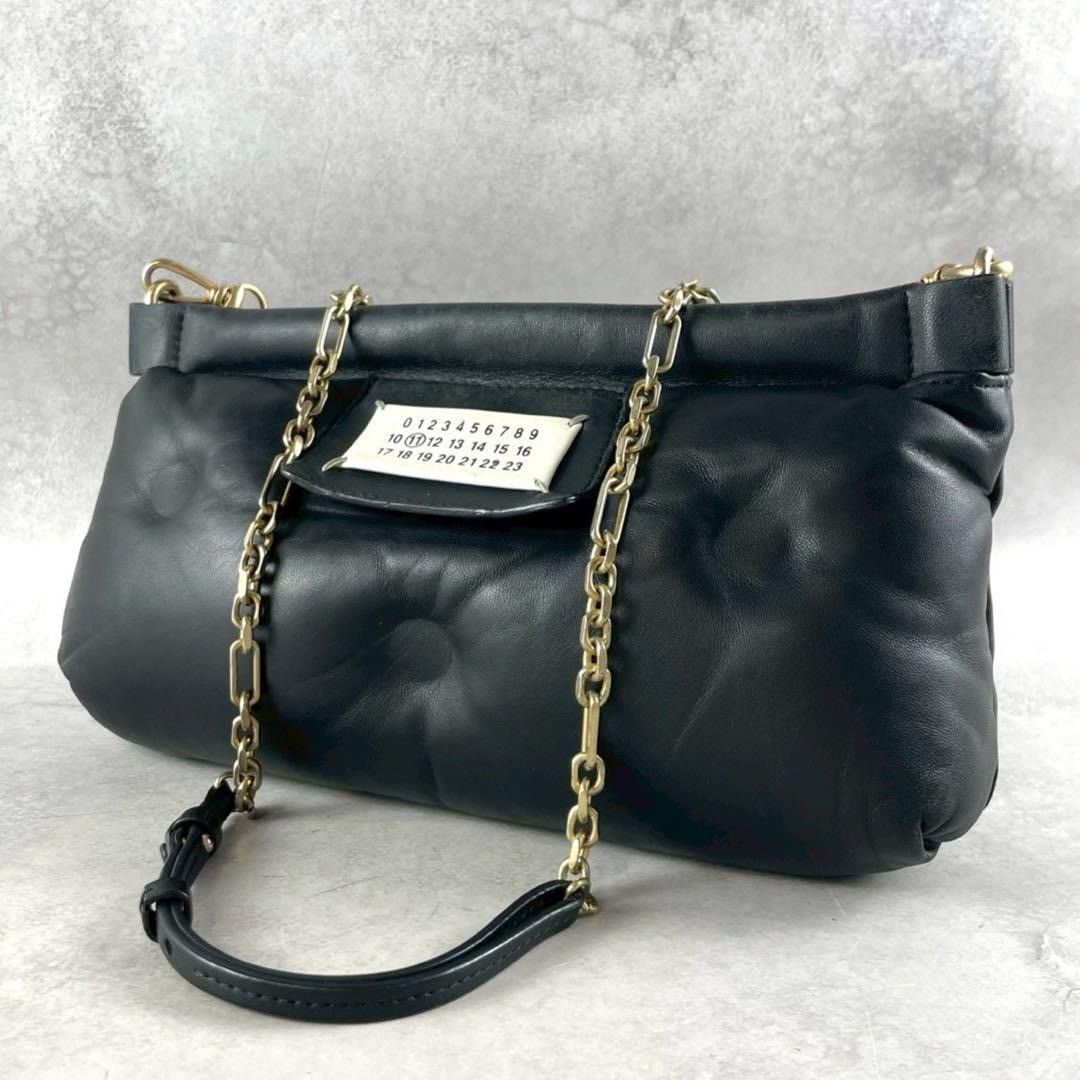 Maison Margiela Maison Margiela 18AW Gram Slam Leather Shoulder Bag Black Size ONE SIZE - 1 Thumbnail