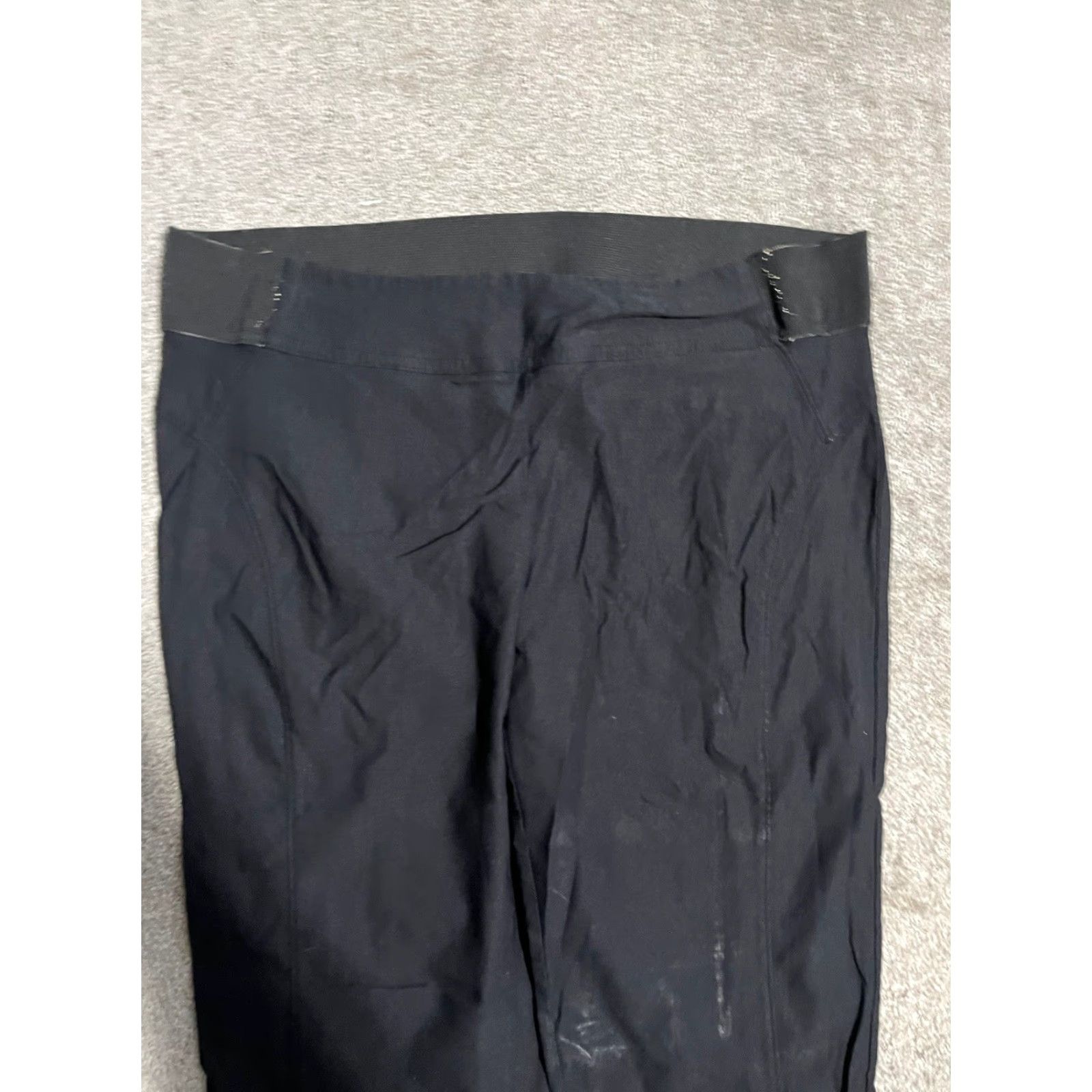 Vintage Simply Vera Vera Wang Pants Women M Black Pull On Stretch Cropped Casual Slim Fit Style: Cropped Size 32" / US 10 / IT 46 - 3 Thumbnail