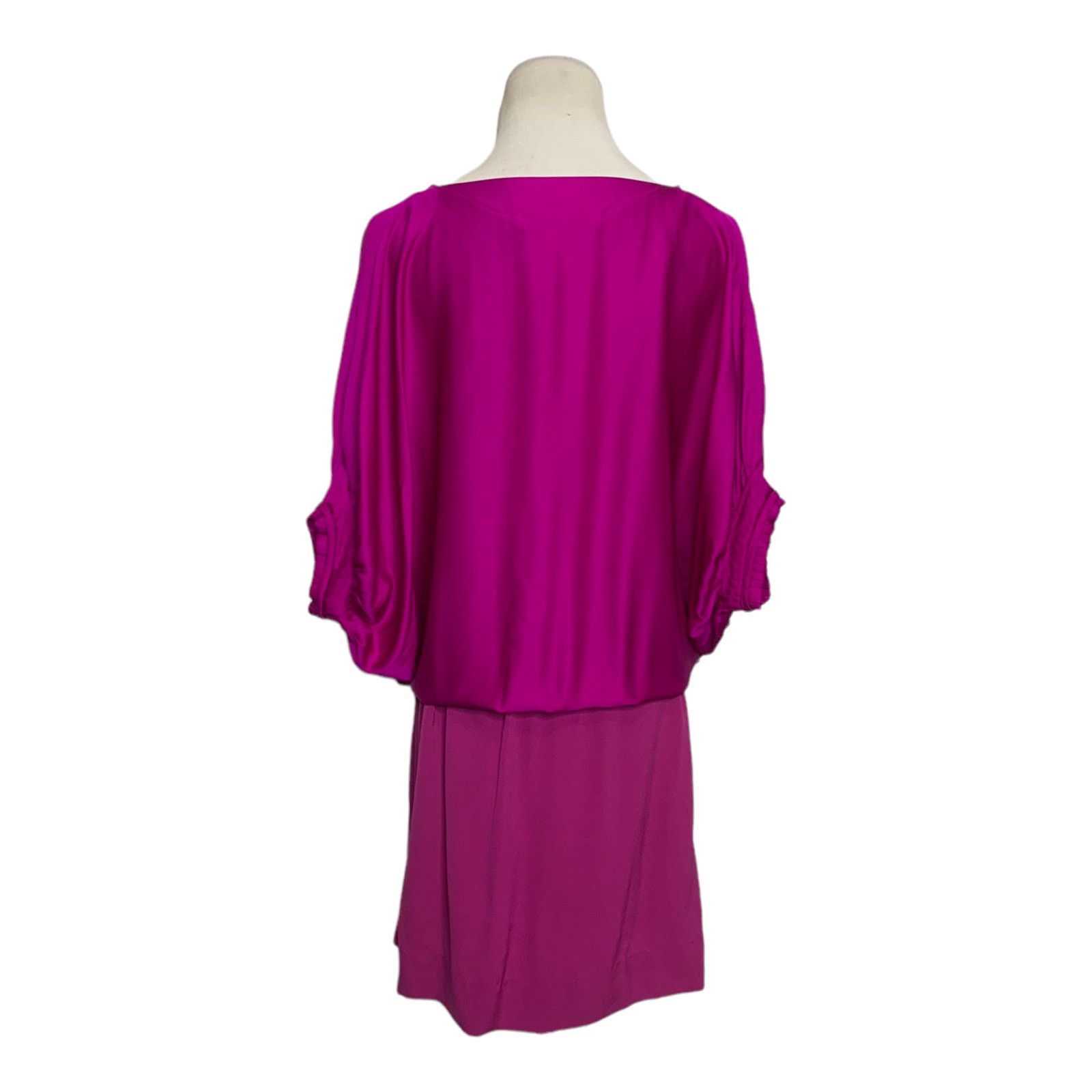 Diane von Furstenberg DVF two tone Edna V neck mini party silk dress size 2 Size XS / US 0-2 / IT 36-38 - 2 Thumbnail