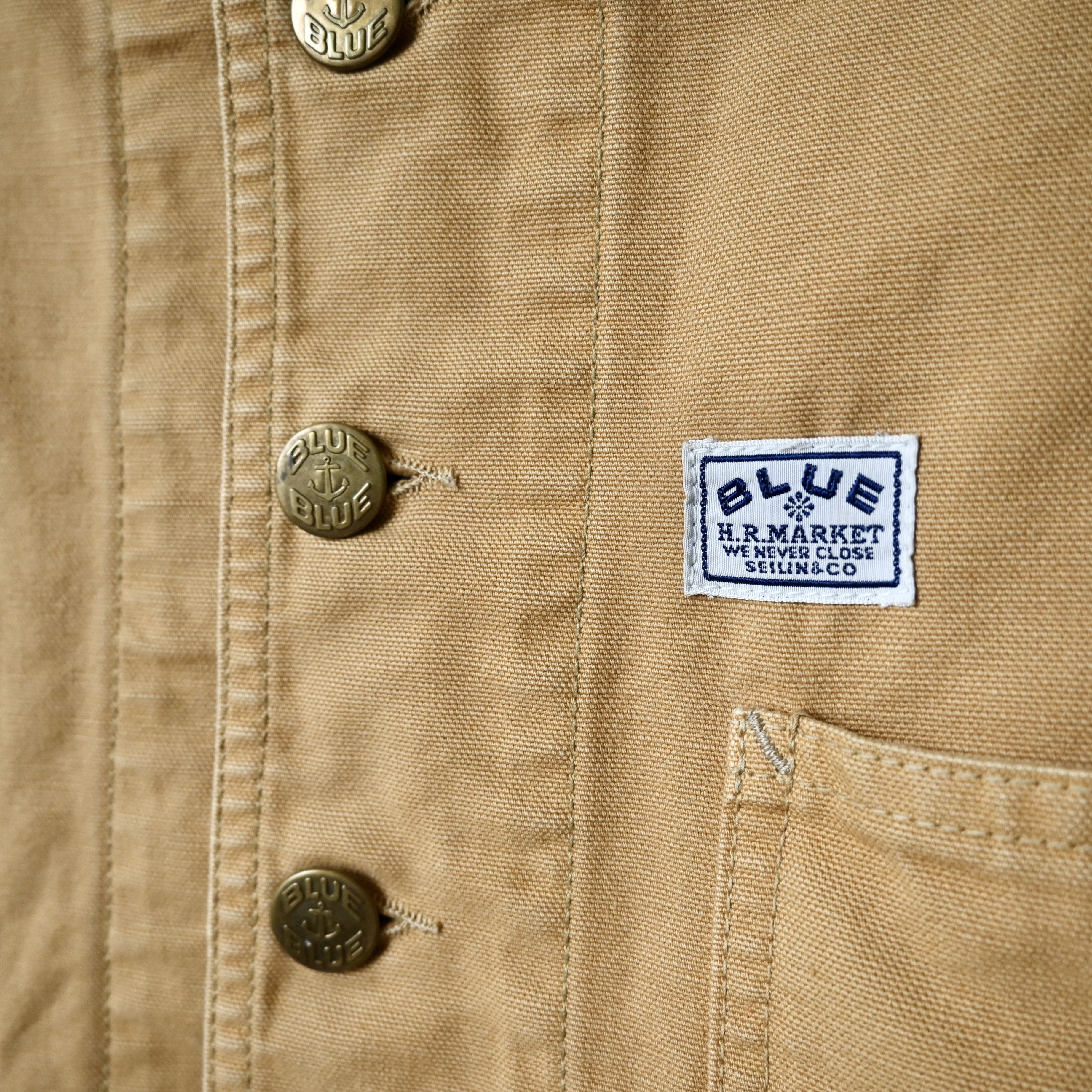 Blue Blue Japan BLUE H.R. MARKET cotton canvas engineer vest made in Japan Size US M / EU 48-50 / 2 - 7 Thumbnail