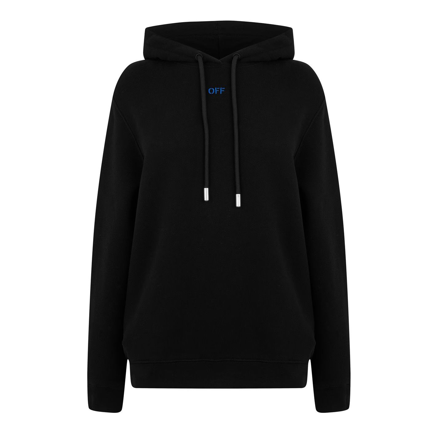 Off-White o1g2r1mq1224 Embroidered Hoodie in Black Size XS / US 0-2 / IT 36-38 - 1 Thumbnail