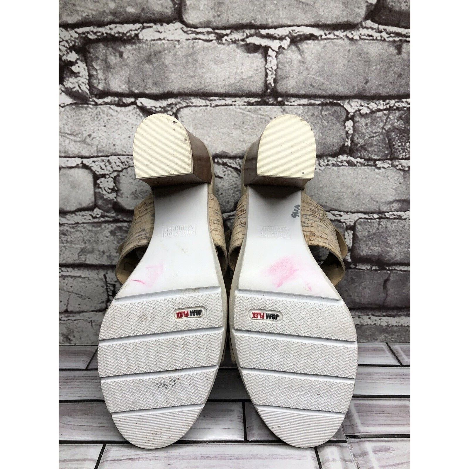 Johnston & Murphy Johnston & Murphy Kayla Taupe Leather Heel Strappy Sandals W Size US 9 / IT 39 - 21 Thumbnail