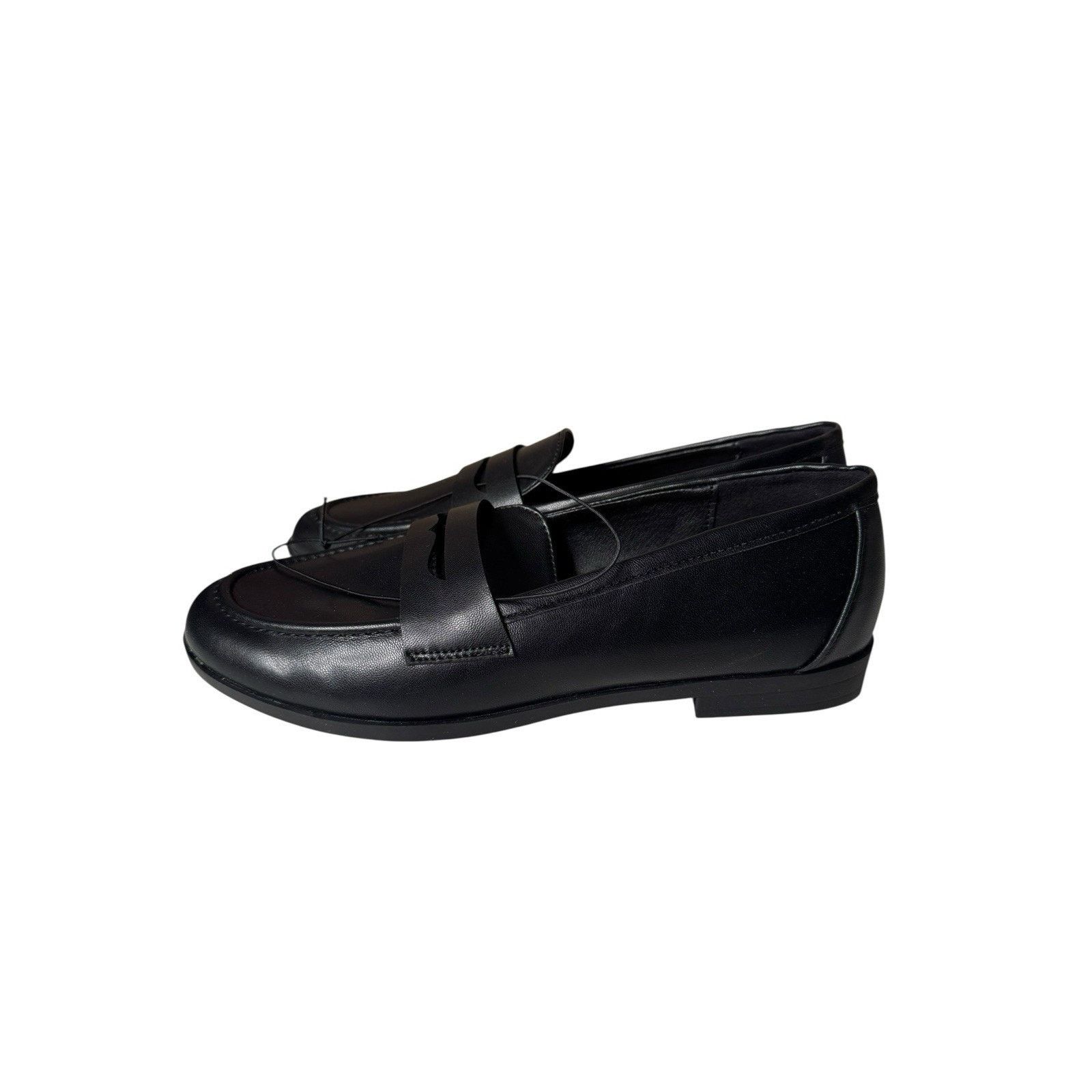 Other Kensie NEW Gitty Penny Loafer Shoes Black Vegan Size US 8.5 / IT 38.5 - 5 Thumbnail