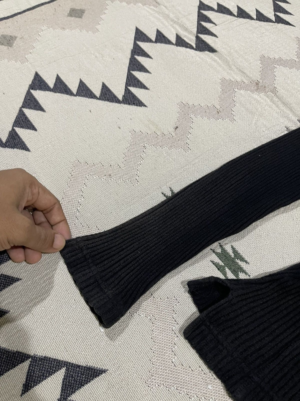 Tete Homme 90s TETE HOMME BY ISSEY MIYAKE HALF BUTTON KNITWEAR Size US M / EU 48-50 / 2 - 14 Thumbnail