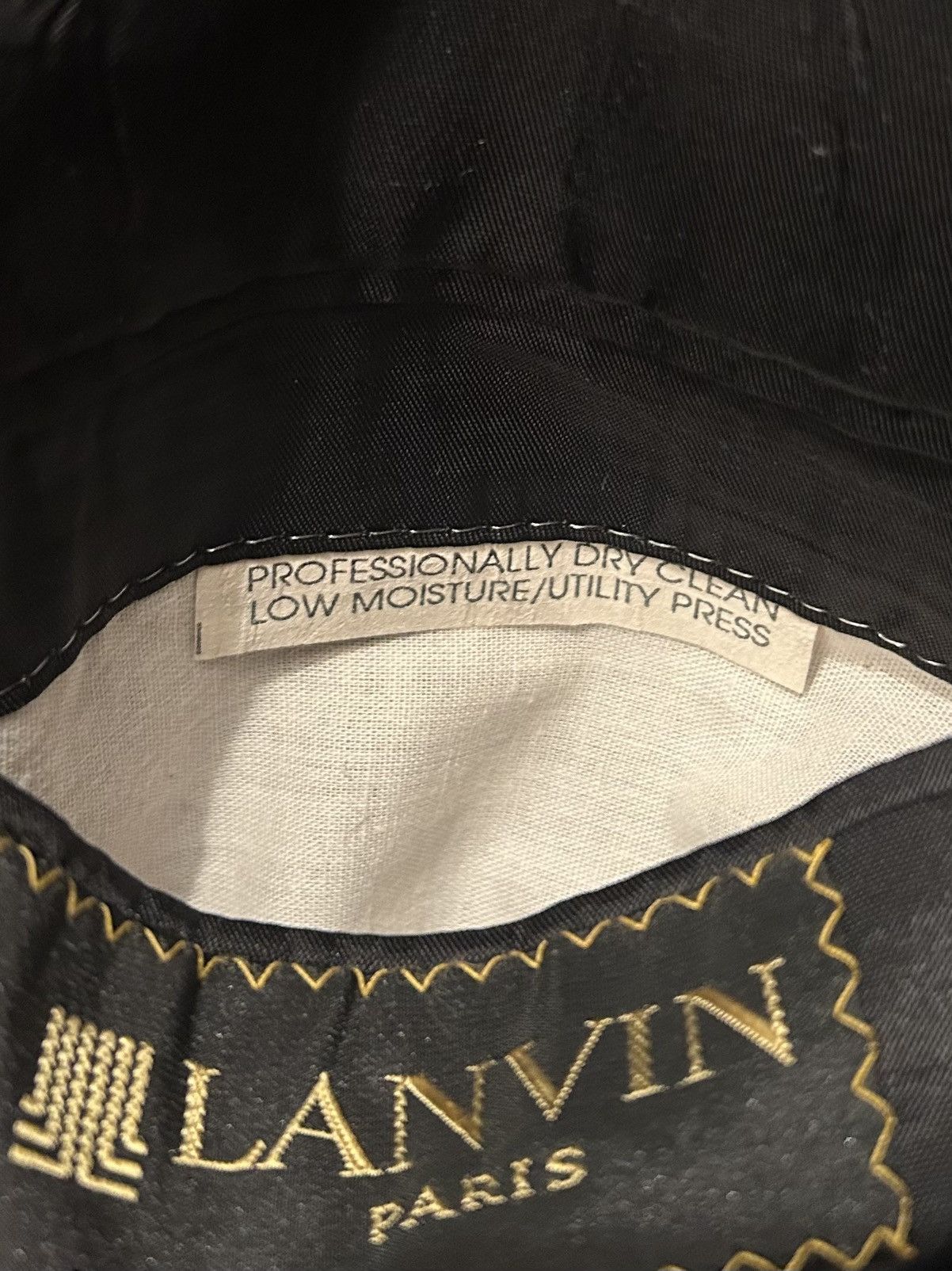Lanvin Lanvin Paris Black Tuxedo Vintage 46R Suit Jacket 38x29 Pant Size 46R - 9 Thumbnail
