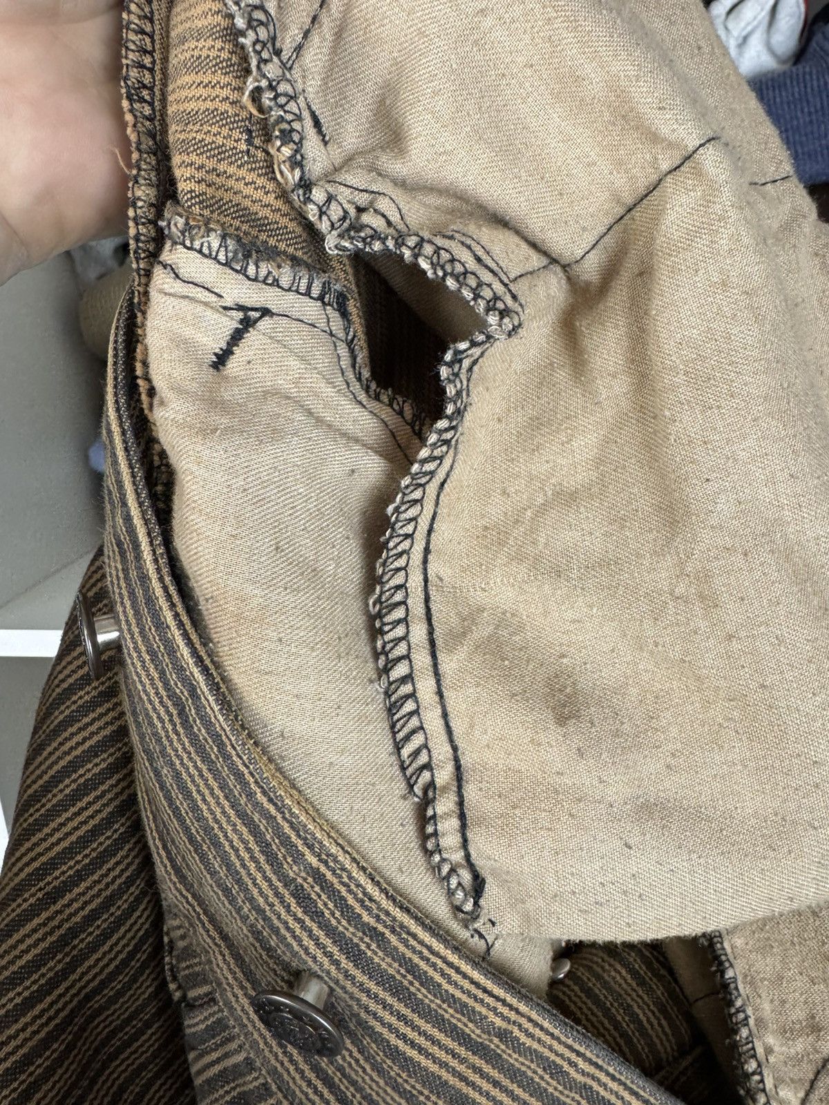 Other Vintage Wah Maker USA Buckle Back Striped Western Pants Size US 38 / EU 54 - 5 Thumbnail