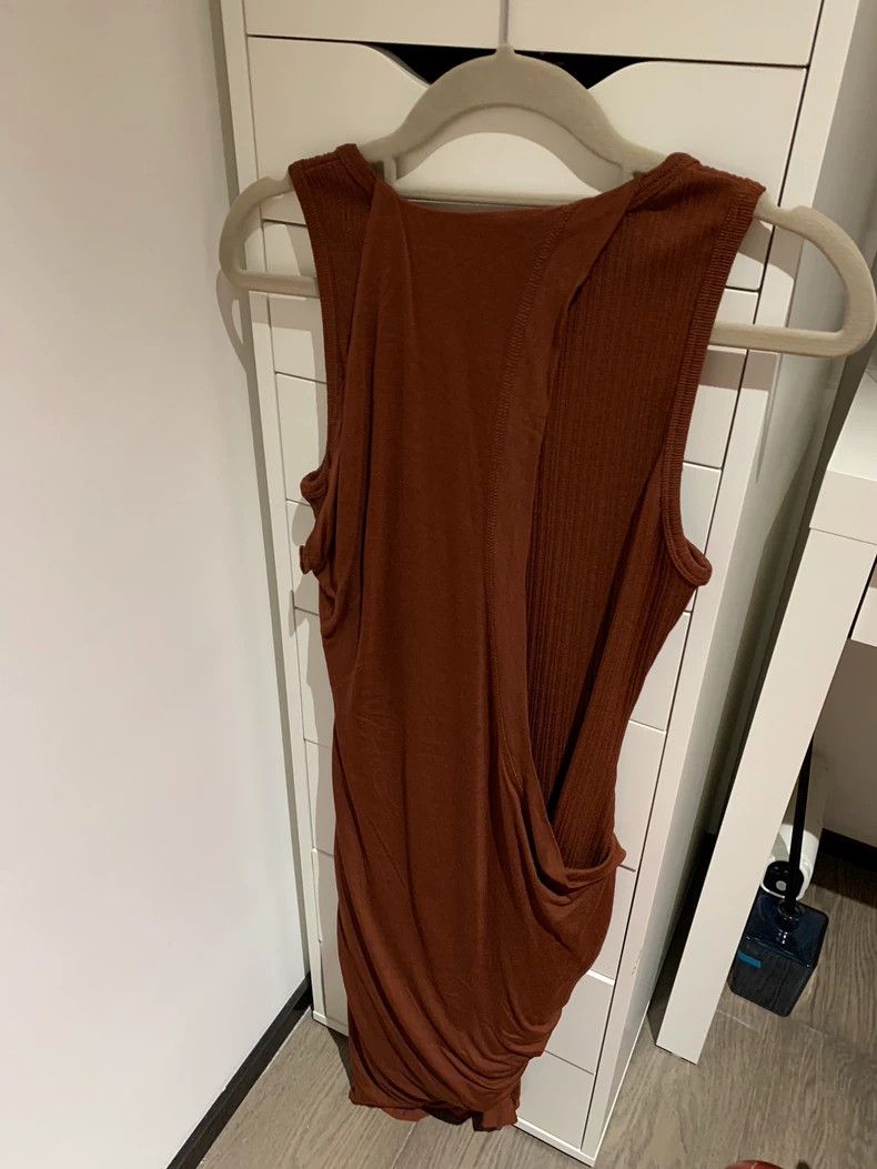 Helmut Lang HELMUT LANG Brown combo dress Size S / US 4 / IT 40 - 5 Thumbnail