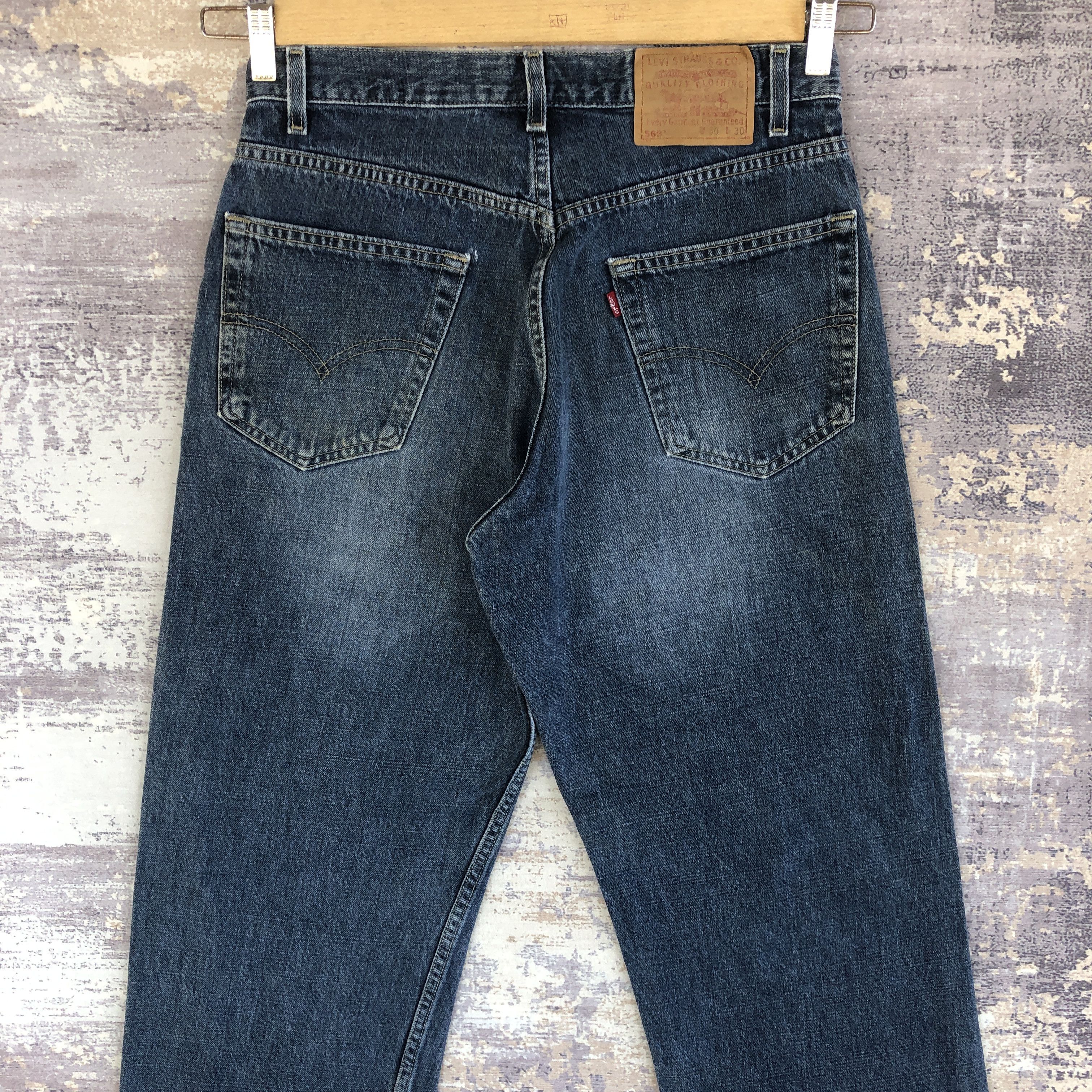 Levi's Vintage Y2K Levis 569 Baggy Jeans Levi's Light Wash Denim Size US 30 / EU 46 - 4 Thumbnail
