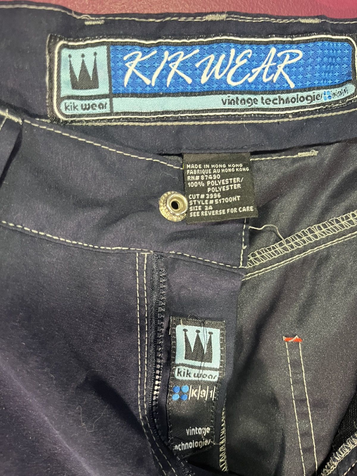 JNCO KIK WEAR raver pants Size US 34 / EU 50 - 7 Thumbnail