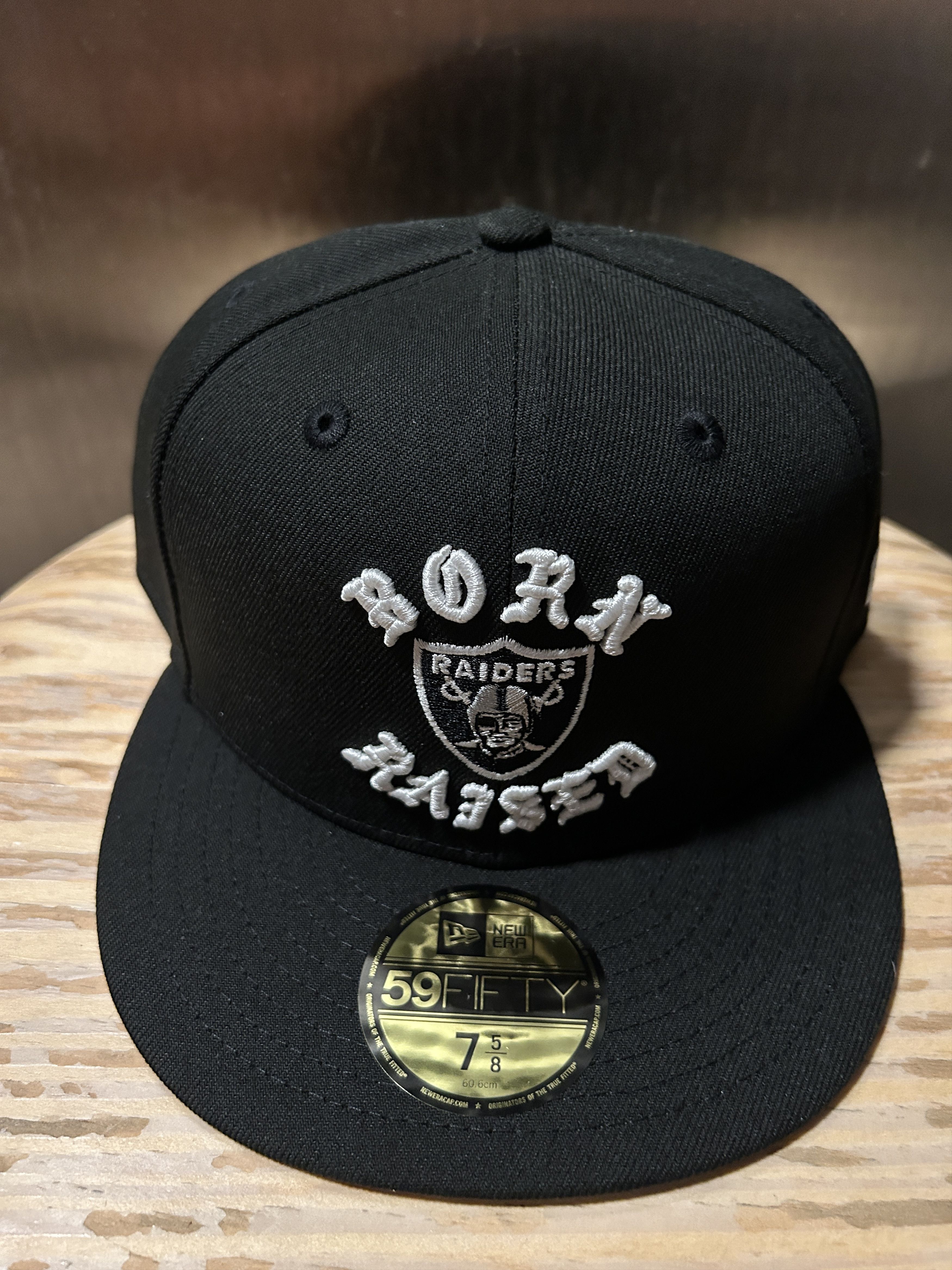 Men's Las Vegas Raiders New Era Black Born x Raised 59FIFTY Fitted Hat