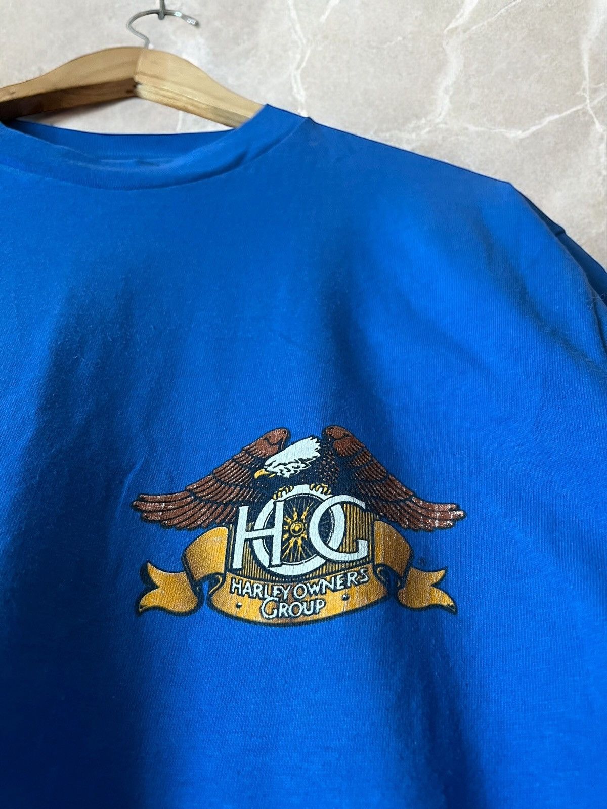Band Tees × Harley Davidson × Vintage Harley Davidson 1992 OWNERS GROUP RARE tee T shirt vintage Size US L / EU 52-54 / 3 - 4 Thumbnail