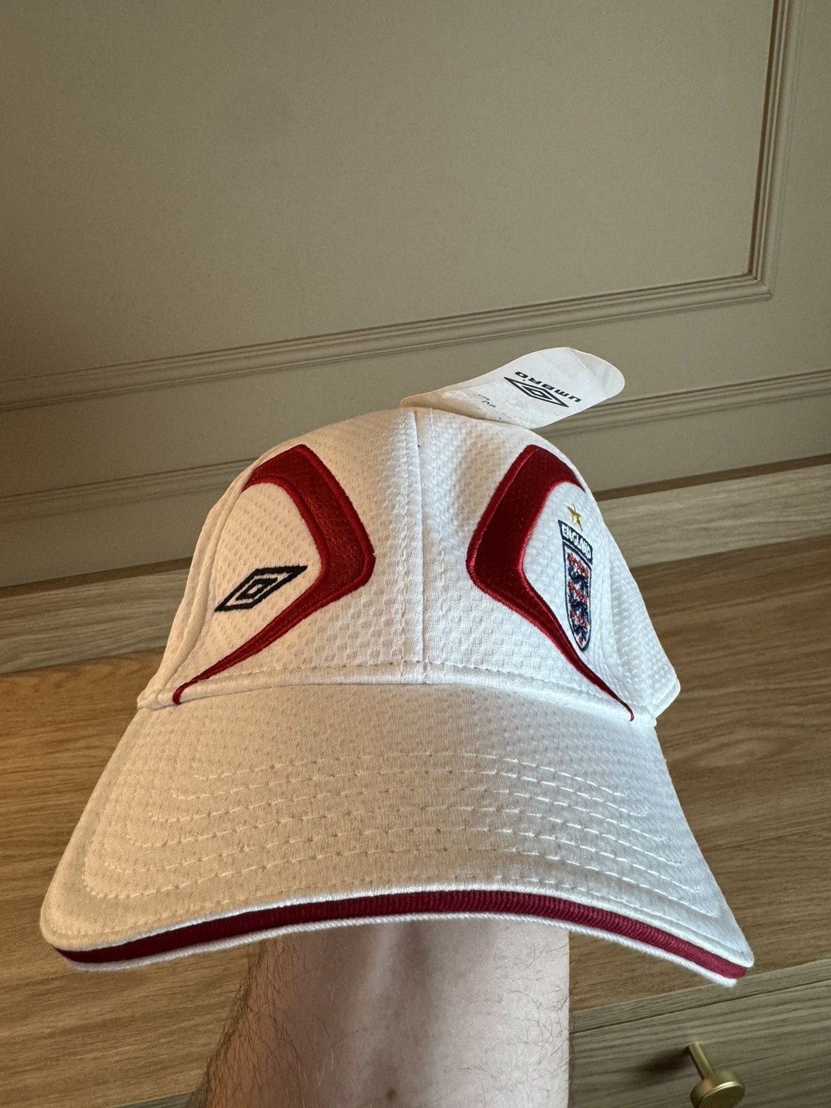 Umbro England Umbro Vintage eraly 00s Hat Size ONE SIZE - 2 Thumbnail