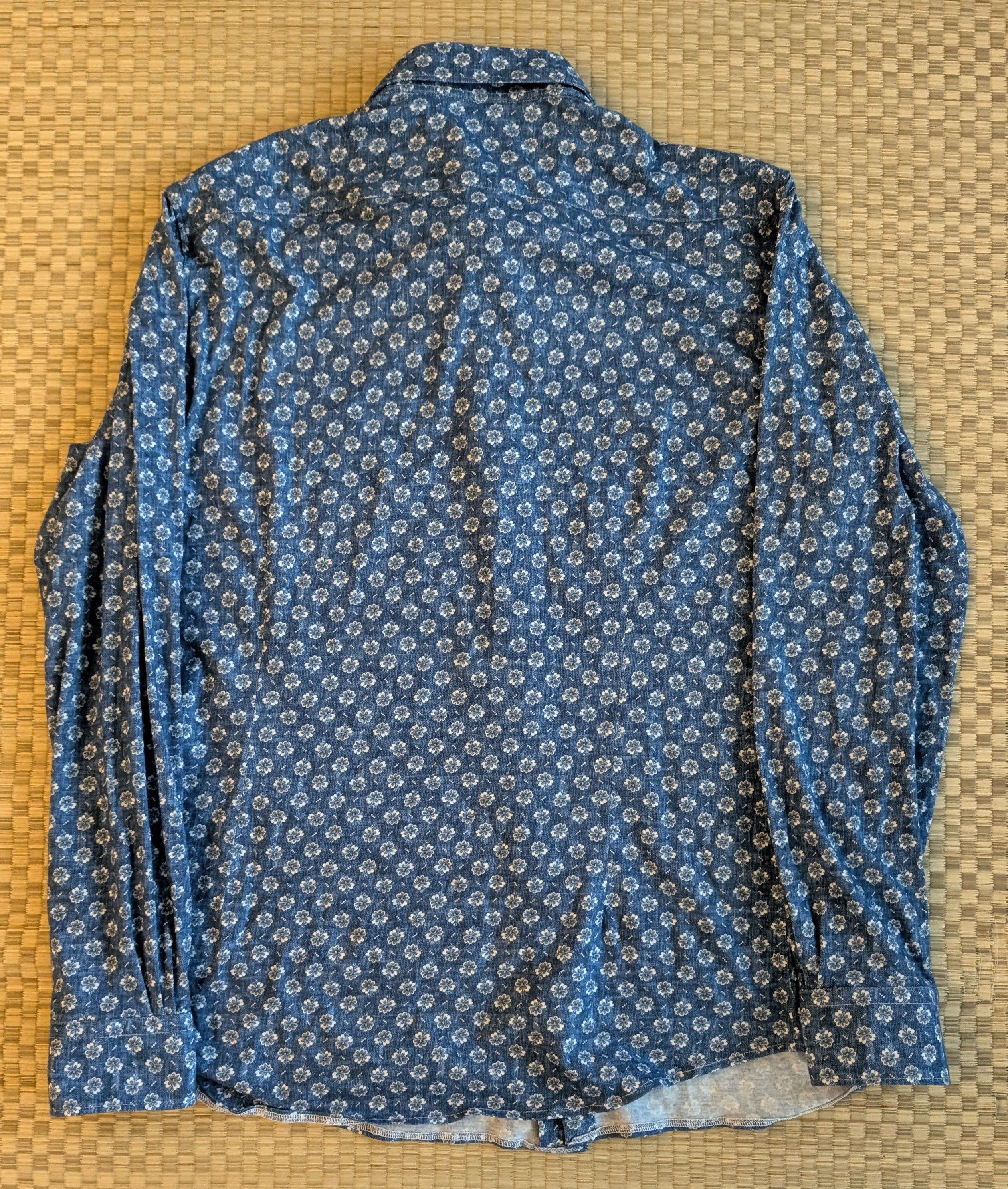 Designer Emanuel Berg Floral Pattern Button Up Shirt Men's Size L/XL Size US L / EU 52-54 / 3 - 2 Thumbnail