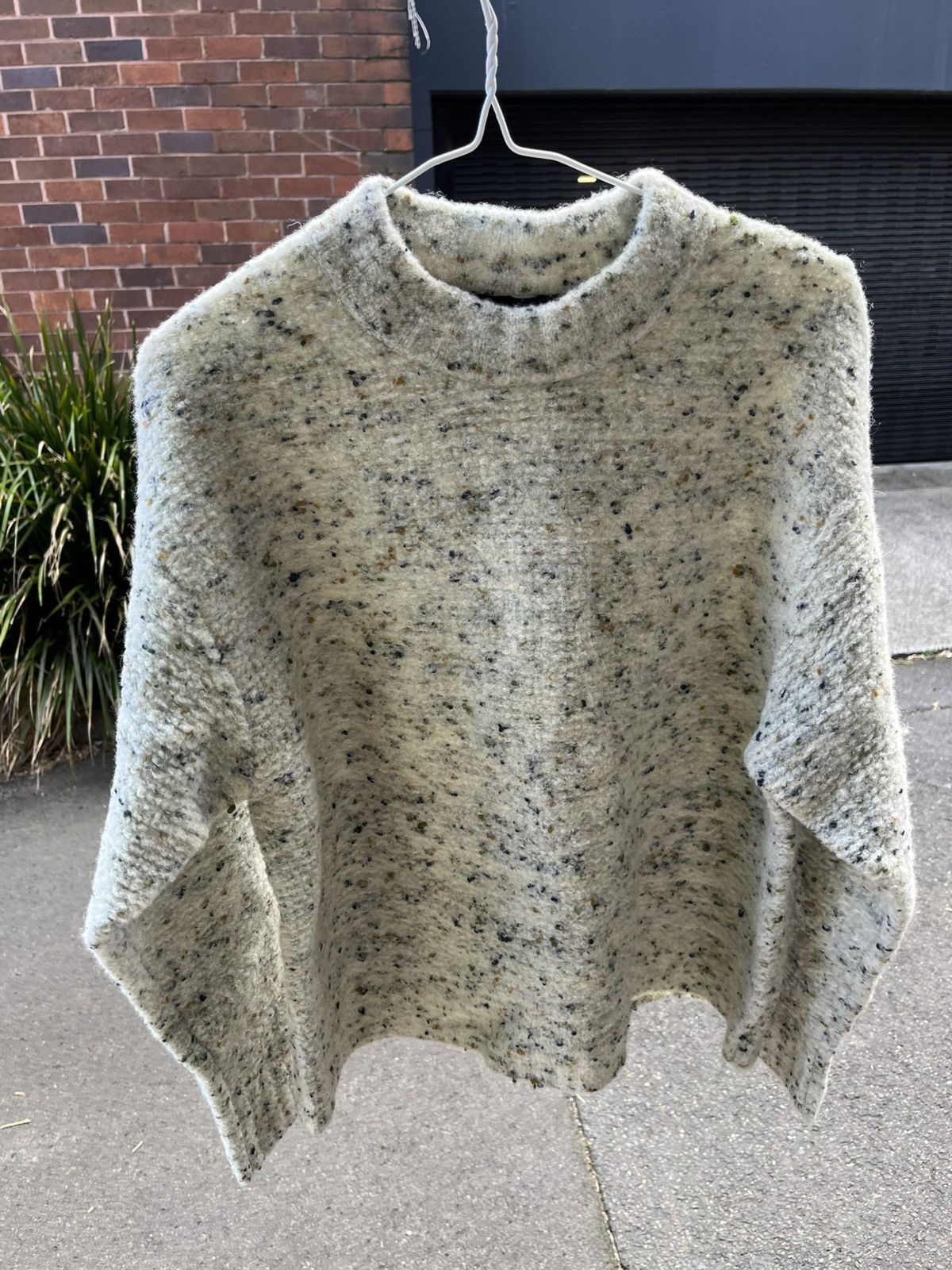 Theory Boxy Mock Neck Tweed Boucle Sweater Size S / US 4 / IT 40 - 1 Thumbnail