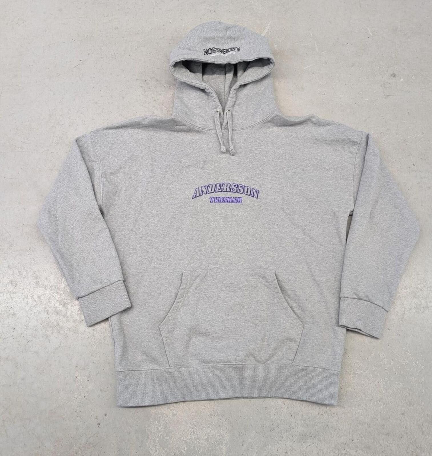 Andersson Bell Andersson Bell Korea Unusual Gray Heavy Weight Hoodie Size US M / EU 48-50 / 2 - 1 Thumbnail