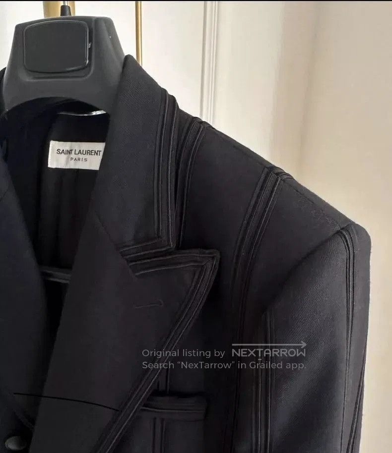 Saint Laurent Paris Saint Laurent Double-Breasted Blazer 48. Size US M / EU 48-50 / 2 - 6 Thumbnail