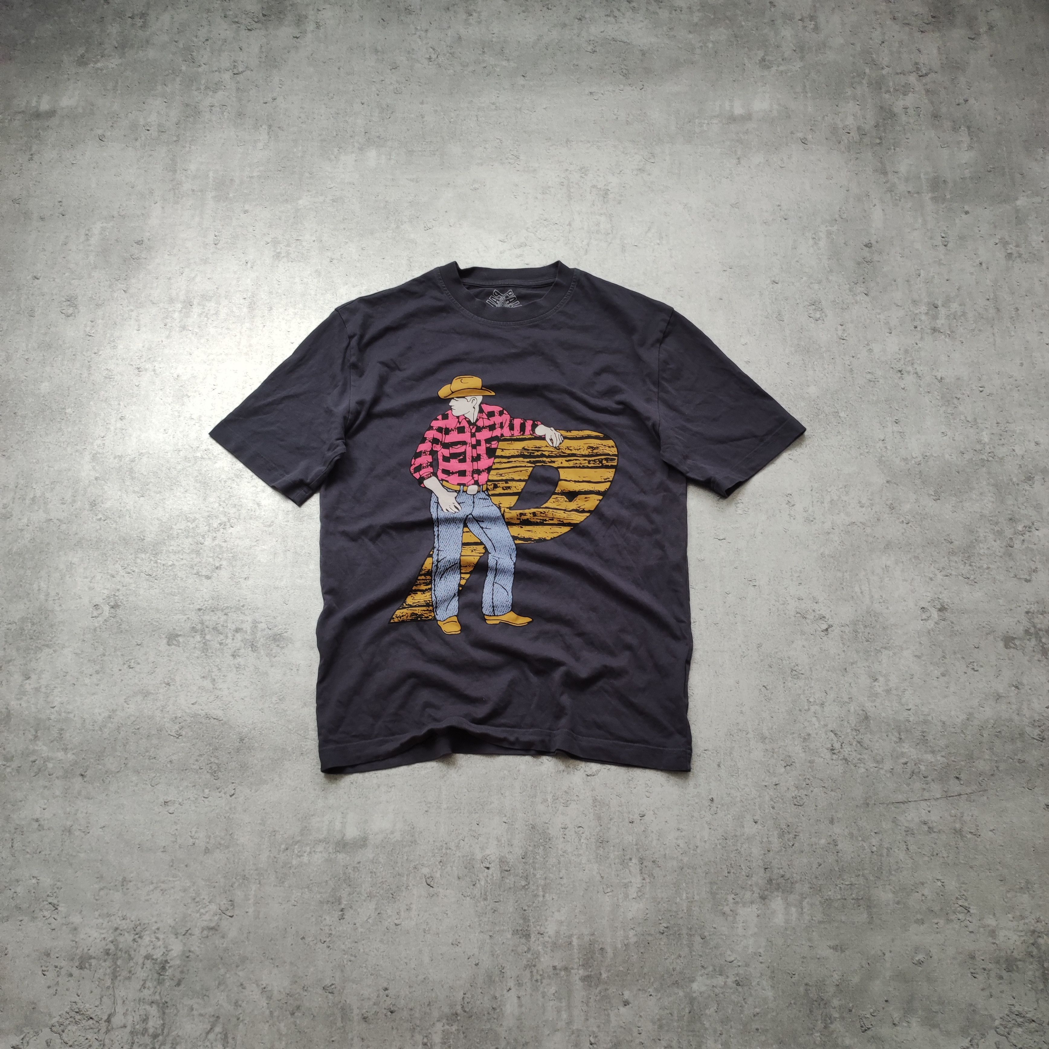Palace Palace Skateboards Saddle Up Gray Tee Size US S / EU 44-46 / 1 - 1 Thumbnail