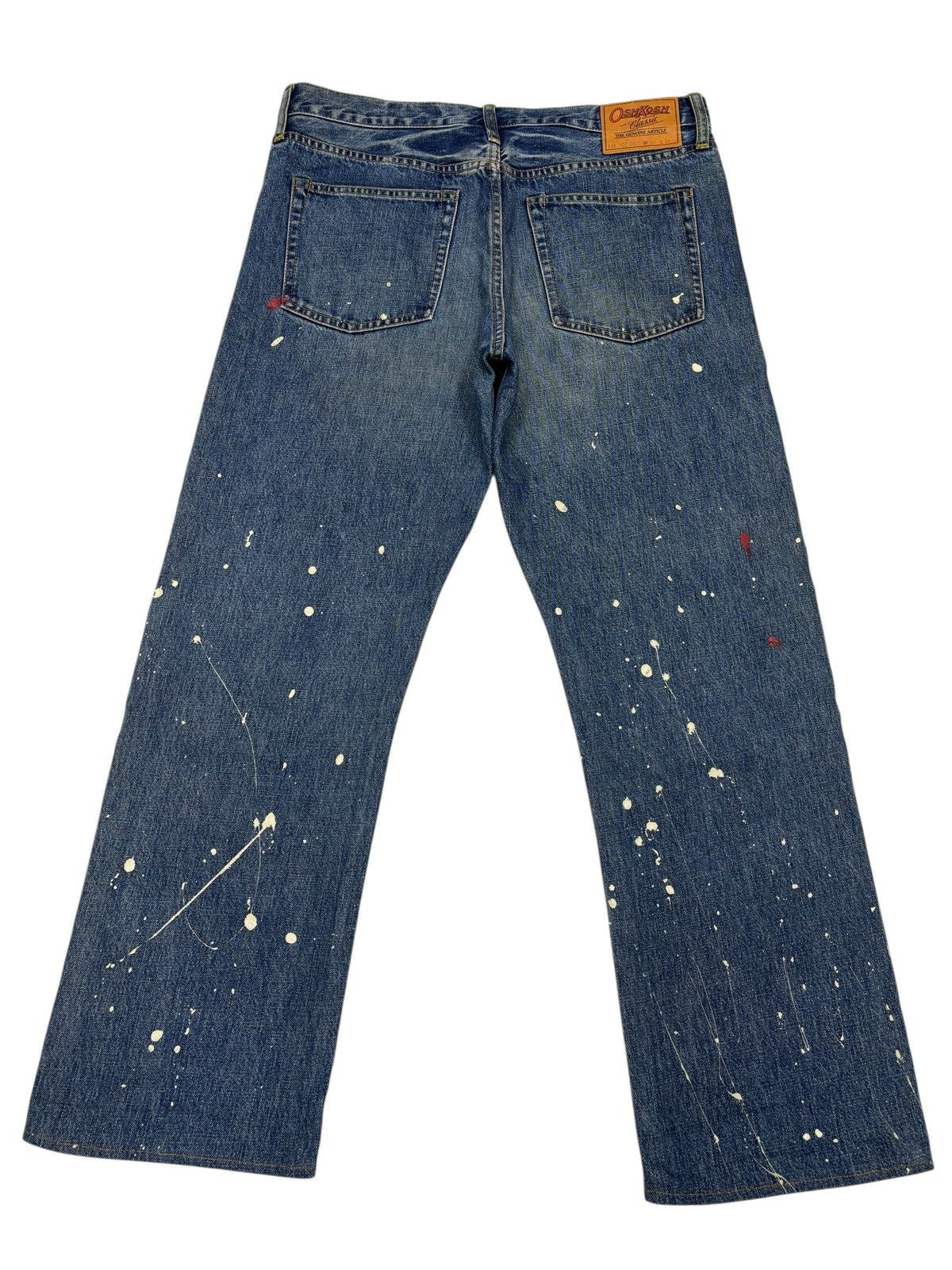 Kapital RARE VINTAGE PAINTER JEANS OSHKOSH BAGGY LOOSE DENIM JEAN Size US 34 / EU 50 - 2 Thumbnail