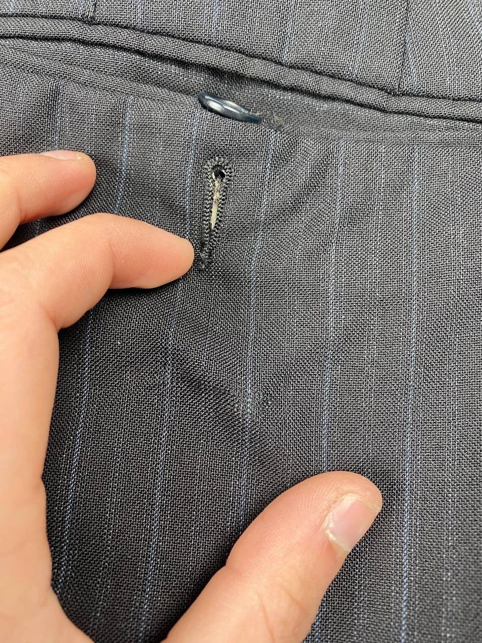 Burberry Burberry Suit 2 Piece Wool Striped Blazer And Pants Size 52R - 17 Thumbnail