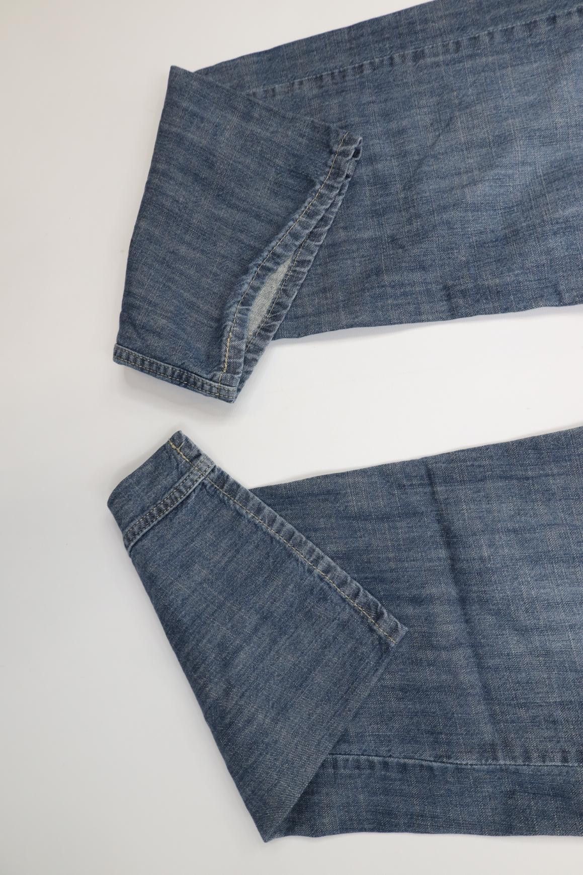 Levi's Vintage Y2K Levis 569 Chambray Loose Straight Wide Leg Jeans Size US 34 / EU 50 - 5 Thumbnail
