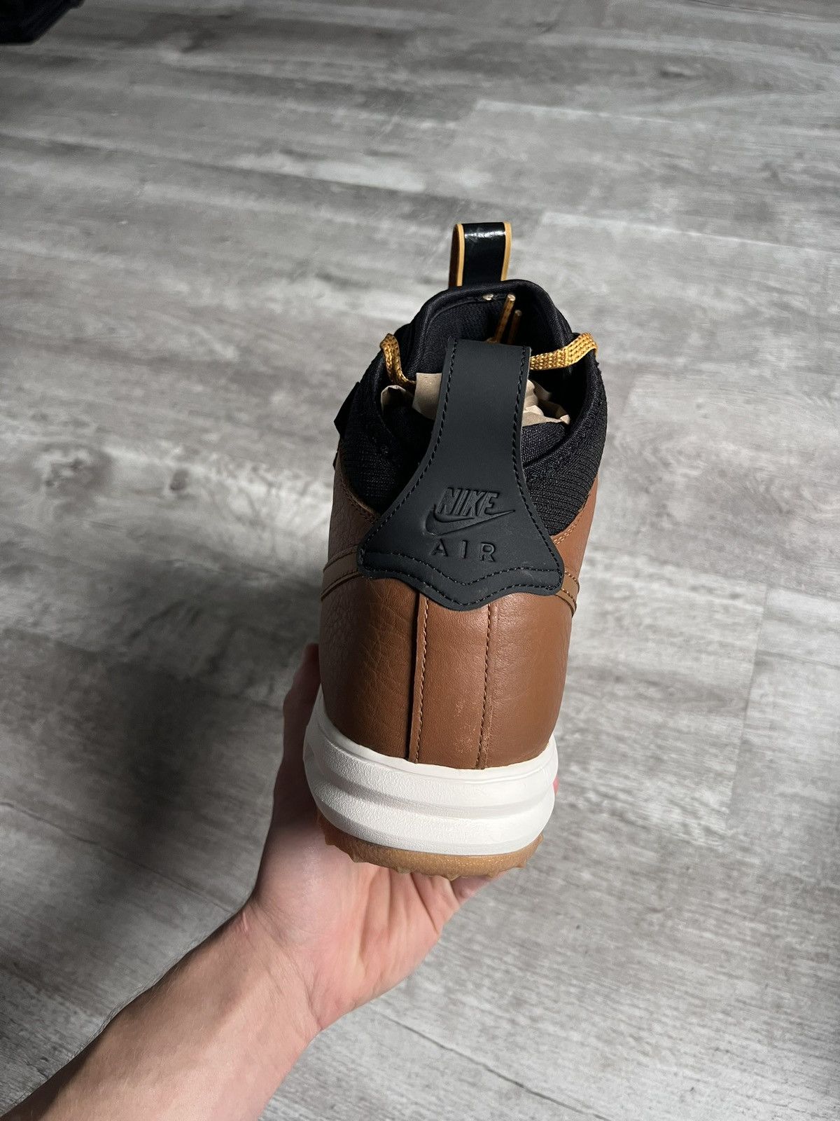 Nike Nike Lunar Force 1 Duckboot Ale Brown Black Size US 13 / EU 46 - 12 Thumbnail