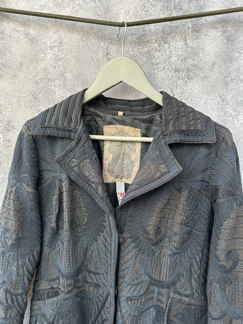 Johnny Was Biya by Johnny Was Coat Embroidered Silk/Linen Jacket Size S / US 4 / IT 40 - 5 Thumbnail