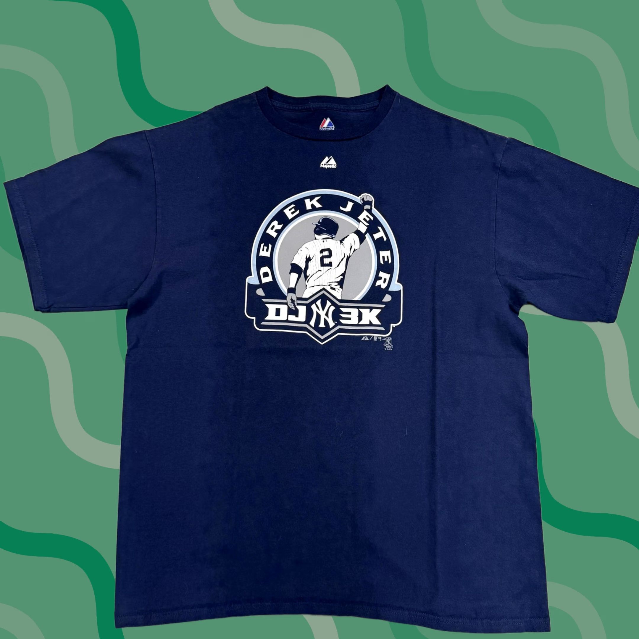 MLB Derek Jeter Shirt Mens XL Navy Blue Majestic DJ3K New York Yankees Baseball MLB Size US XL / EU 56 / 4 - 1 Thumbnail